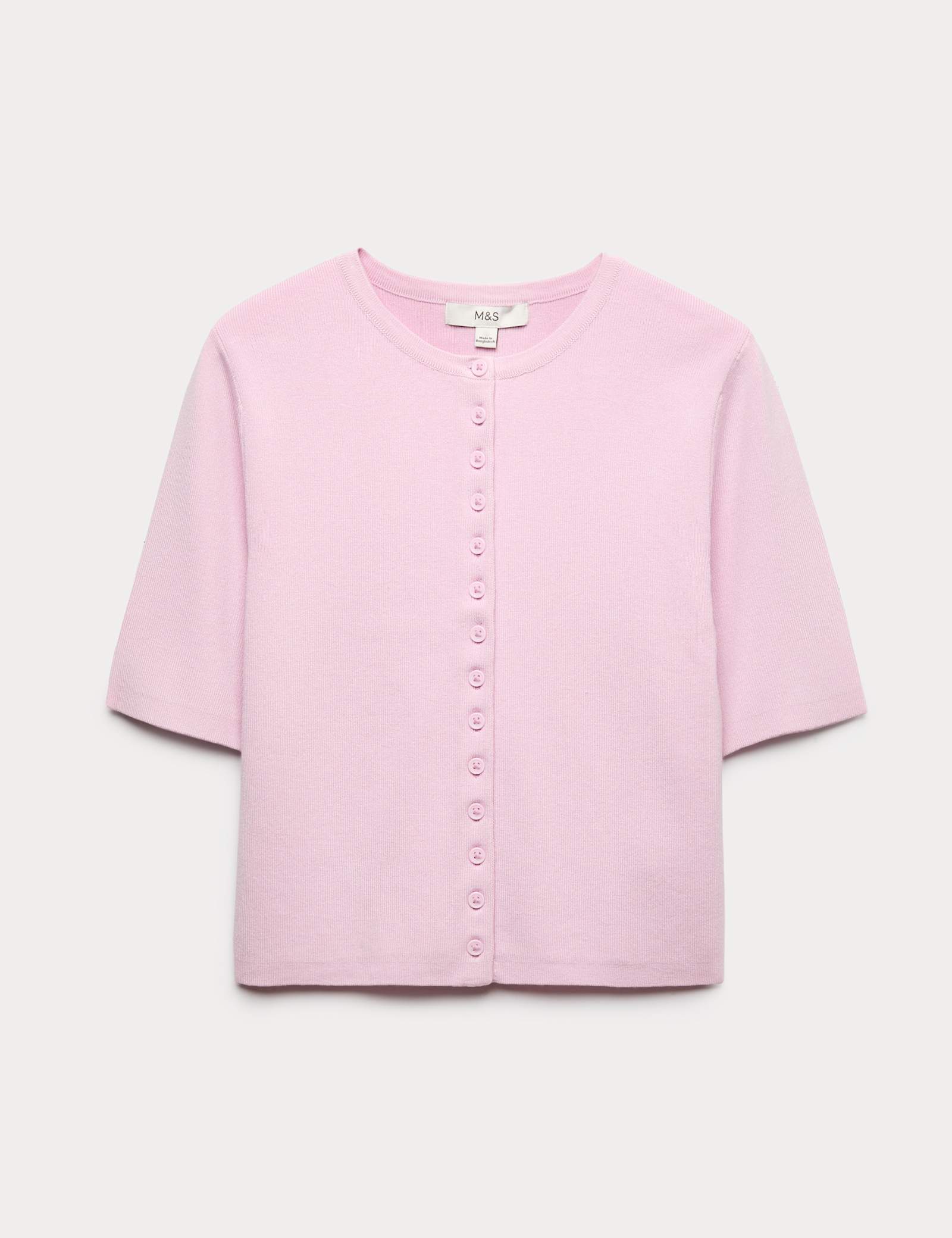 Crew Neck Cropped Cardigan - image 2