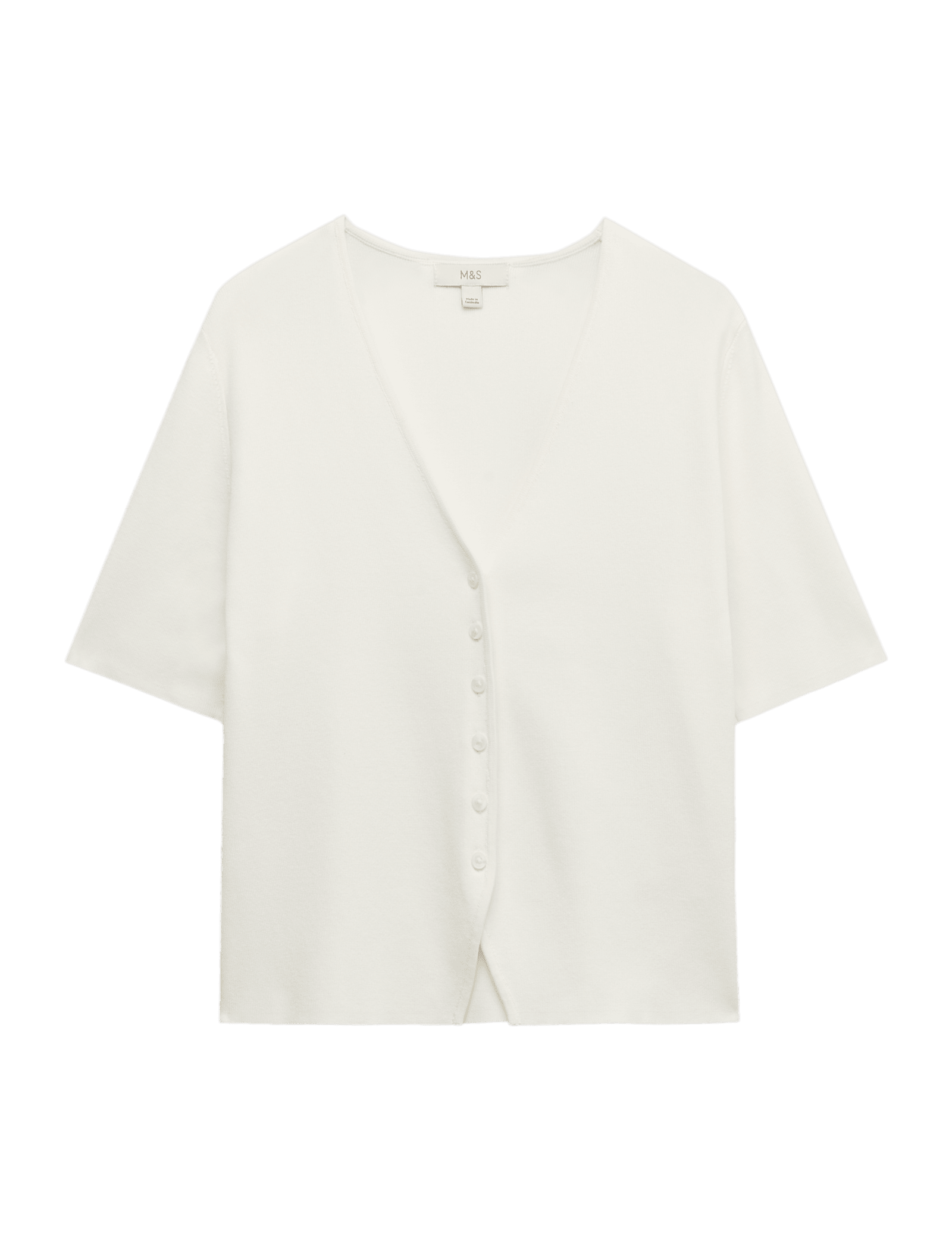 V-Neck Button Through Slim Fit Cardigan - image 5