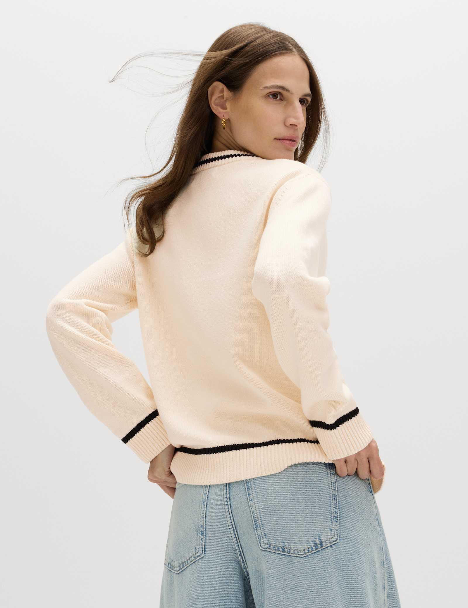 Cotton Rich Pocket Detail Cardigan - image 5