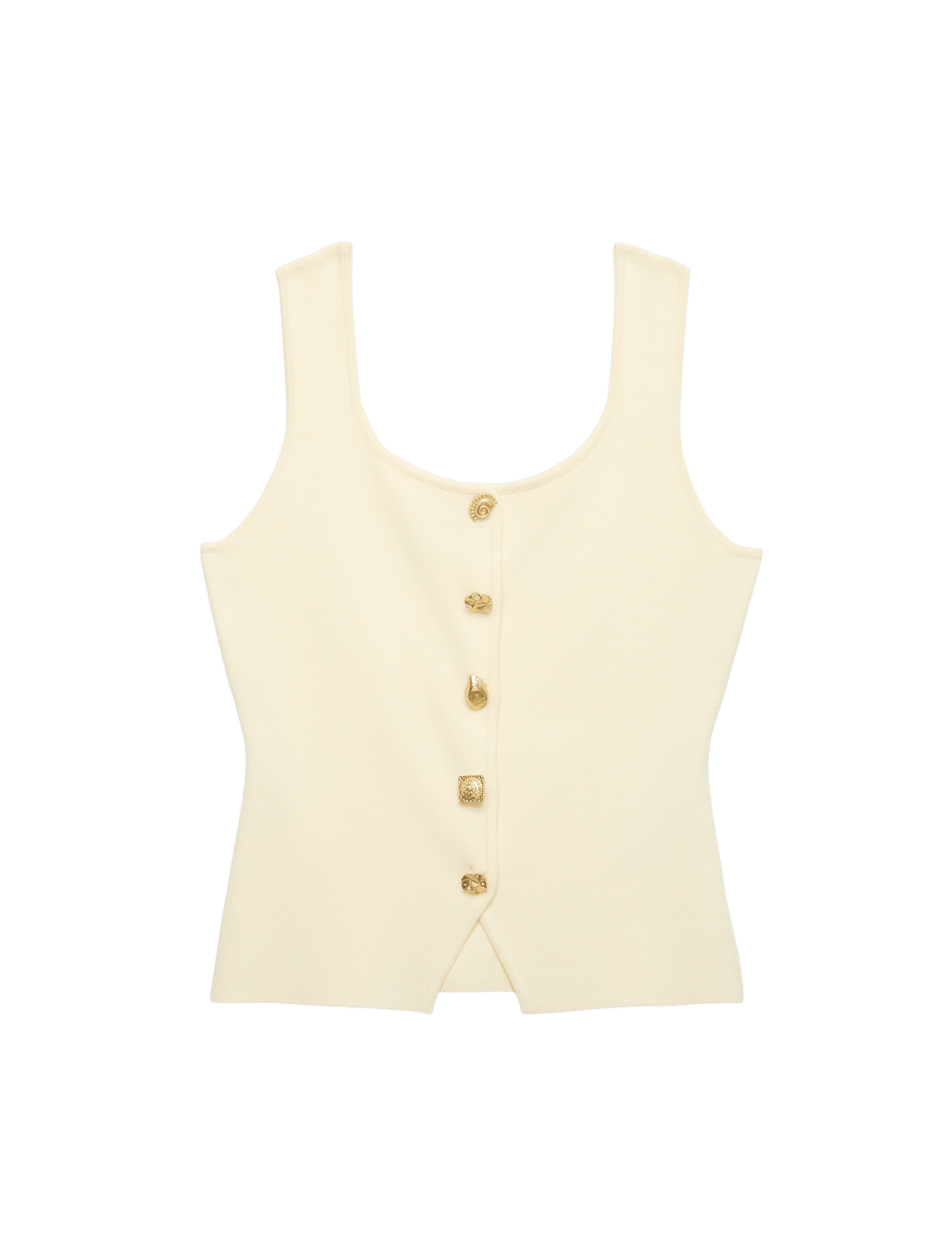 Button Front Slim Fit Knitted Waistcoat - image 5