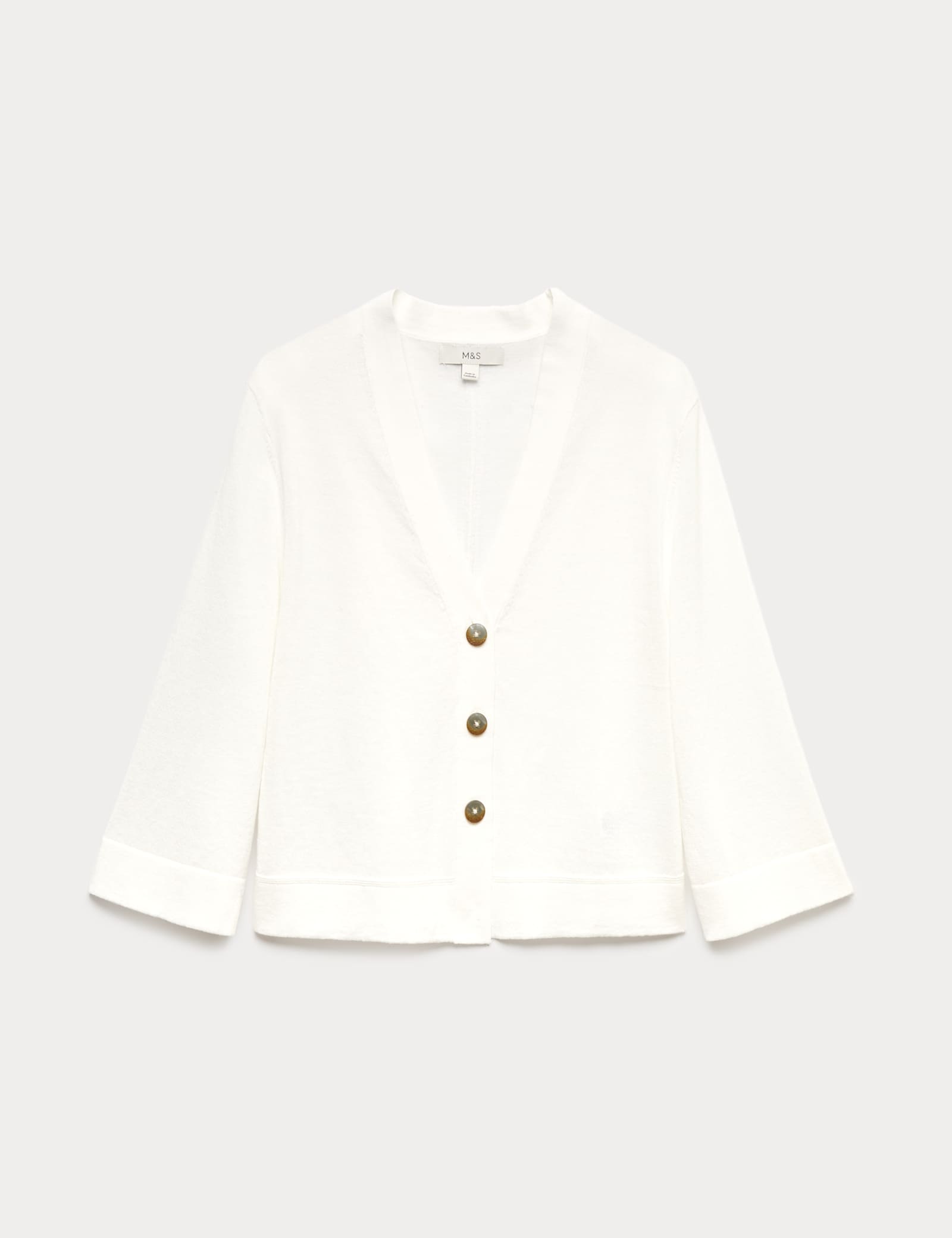 Wide Sleeve Short Length Cardigan - image 1