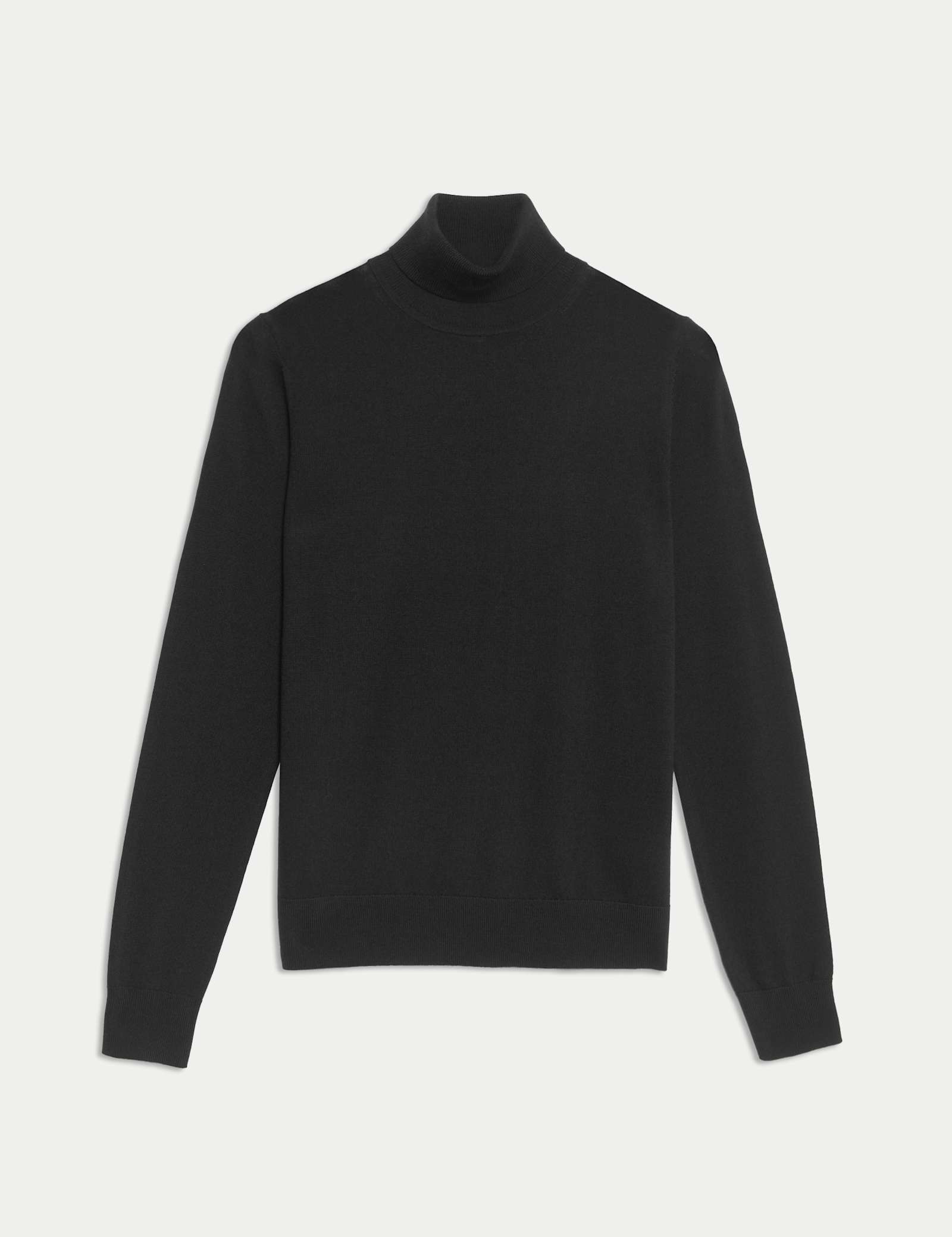 Pure Merino Wool Roll Neck Jumper - image 1