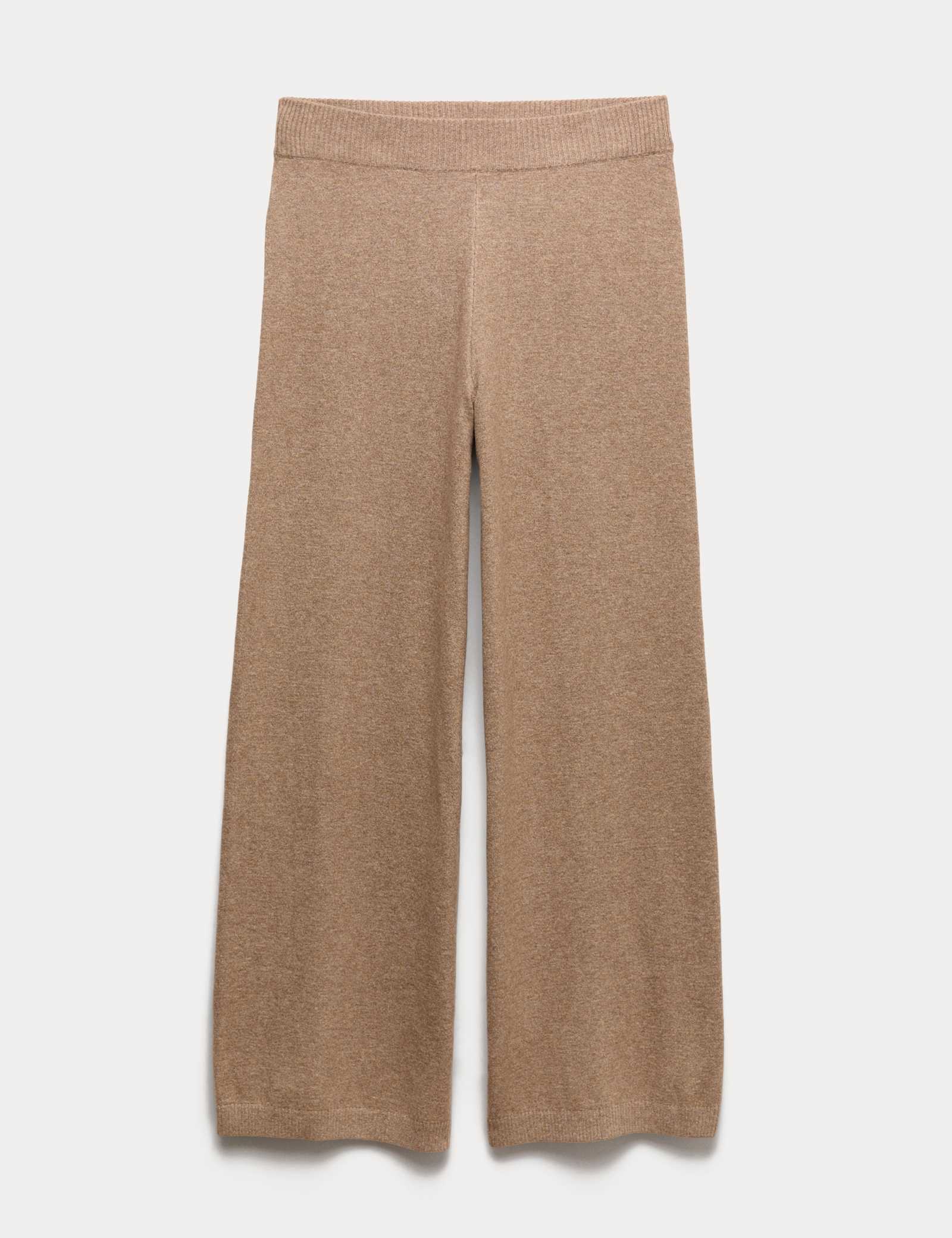 Air-Yarn Wide Leg Knitted Trousers - image 1
