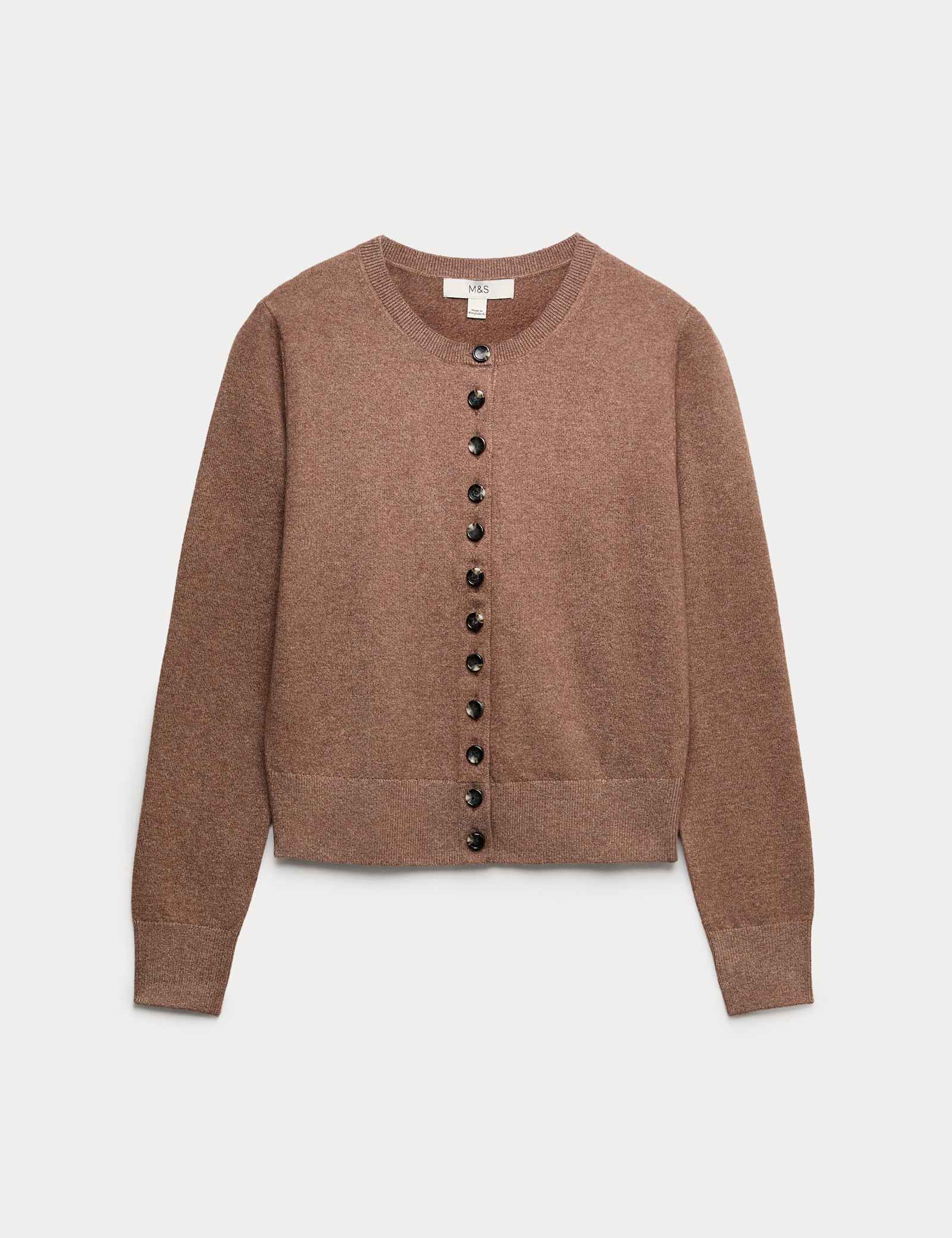 Air-Yarn Crew Neck Short Cardigan - image 4