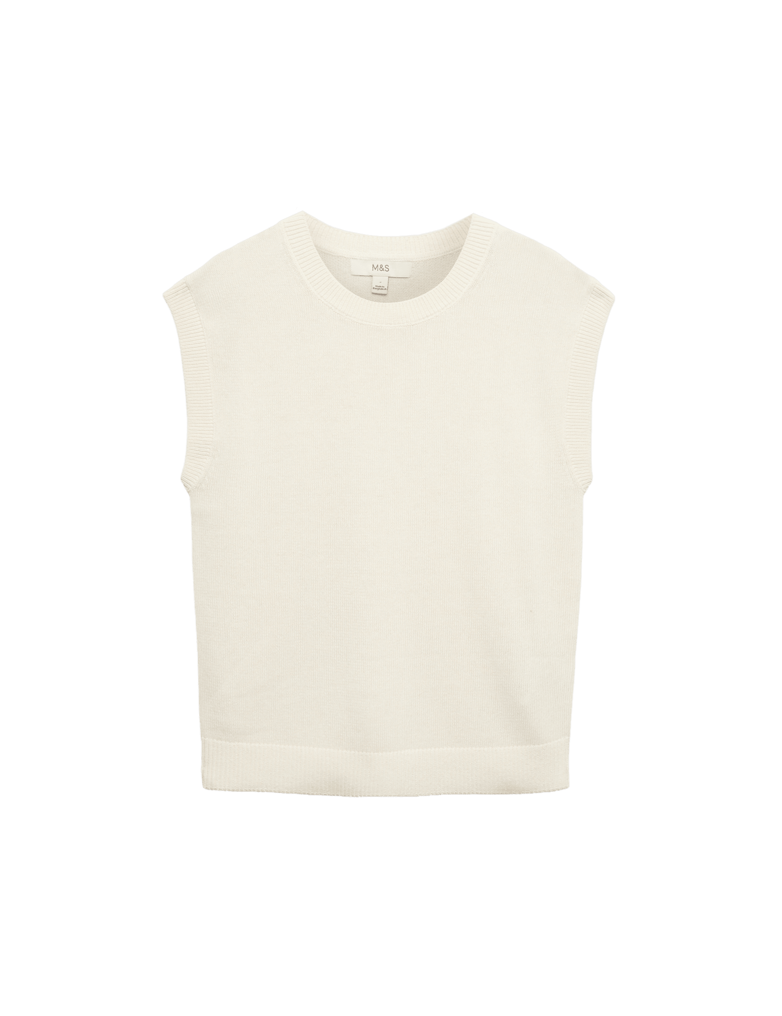 Muscle Knitted Vest with Linen - image 5
