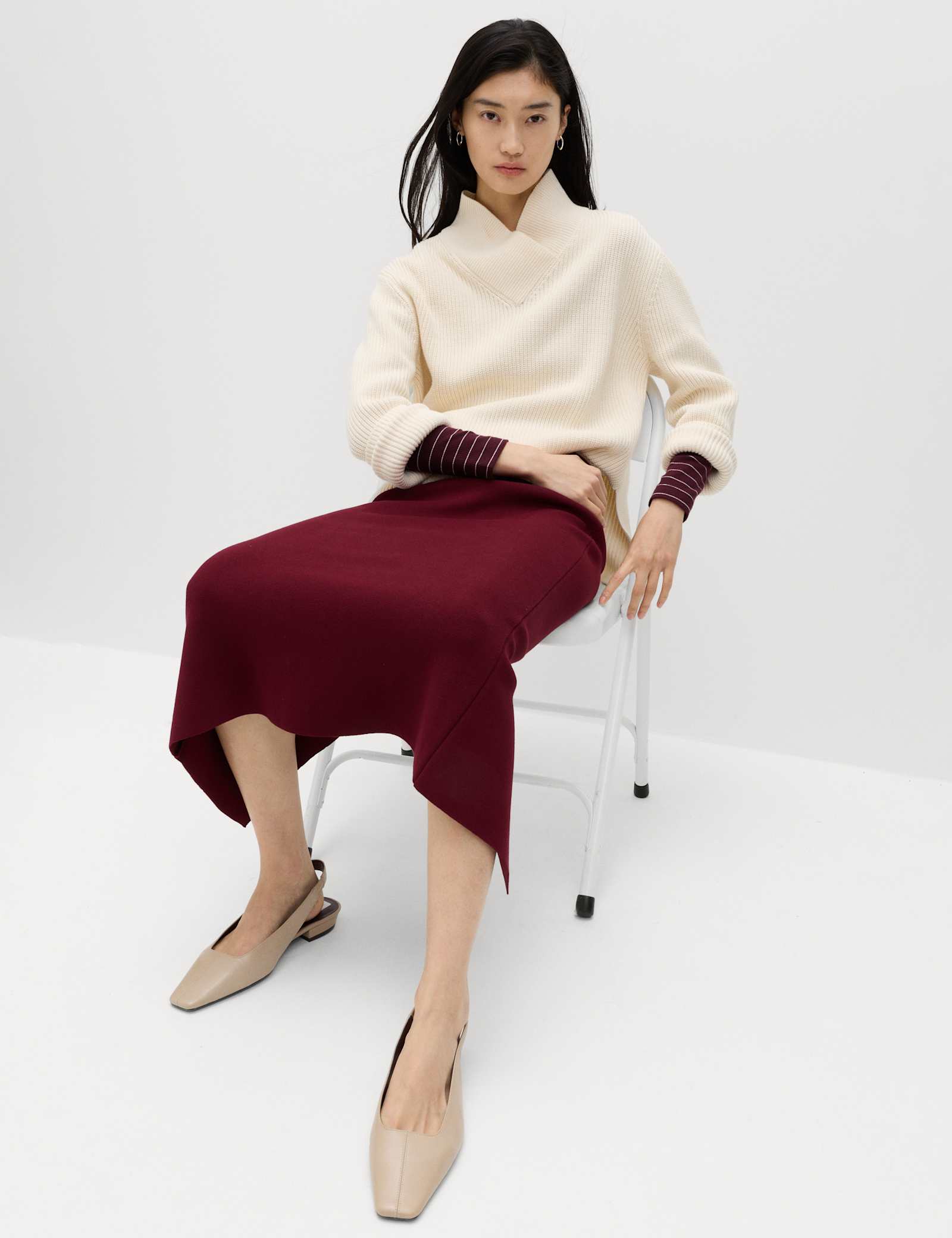 Knitted Midaxi Column Skirt - image 4