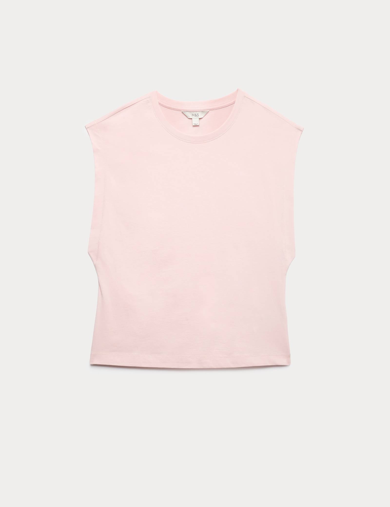 Pure Cotton Cap Sleeve T-Shirt - image 4