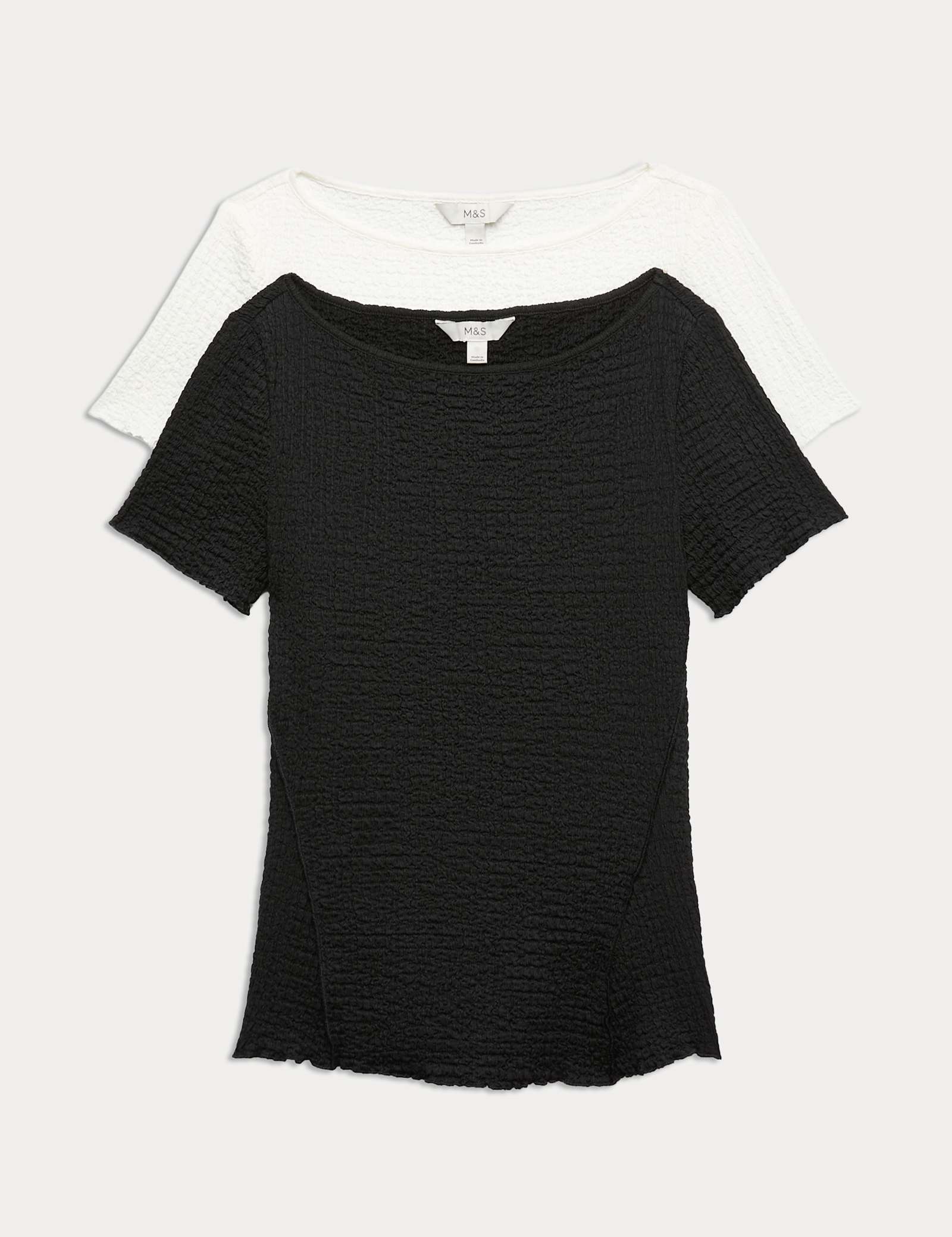 2 Pack Textured Tops - image 2