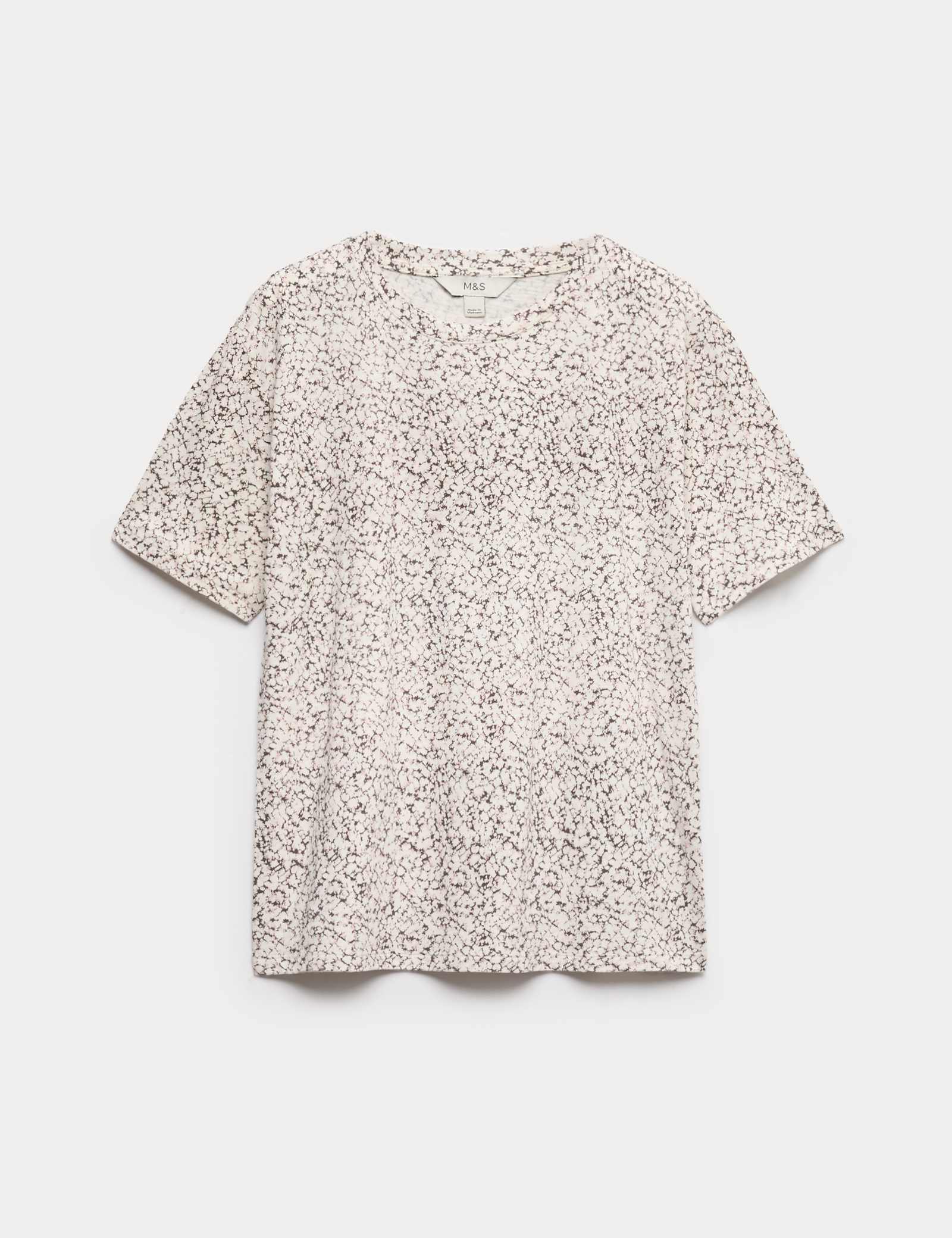 Cotton Modal Blend Printed T-Shirt - image 1