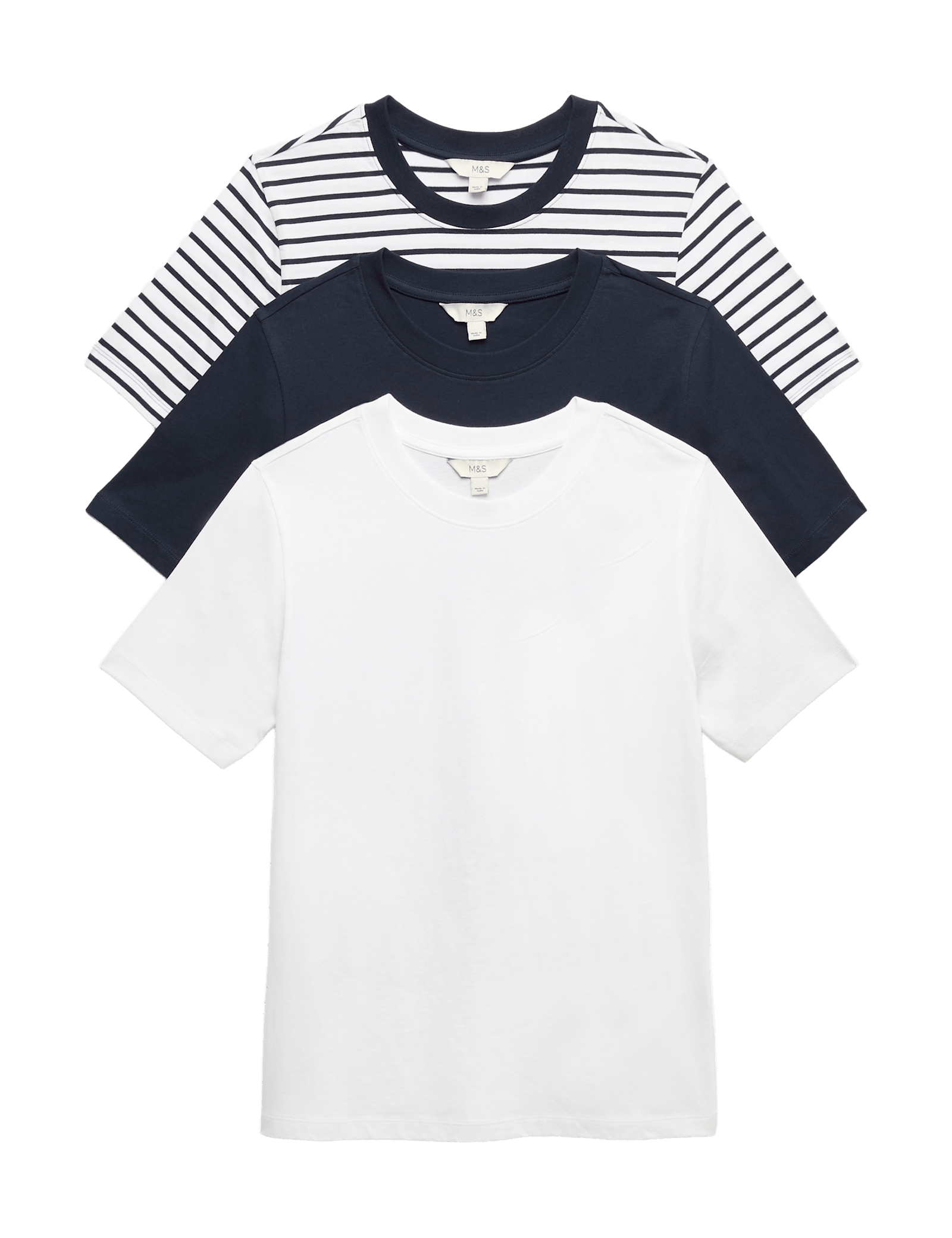 3 Pack Pure Cotton T-Shirts - image 3