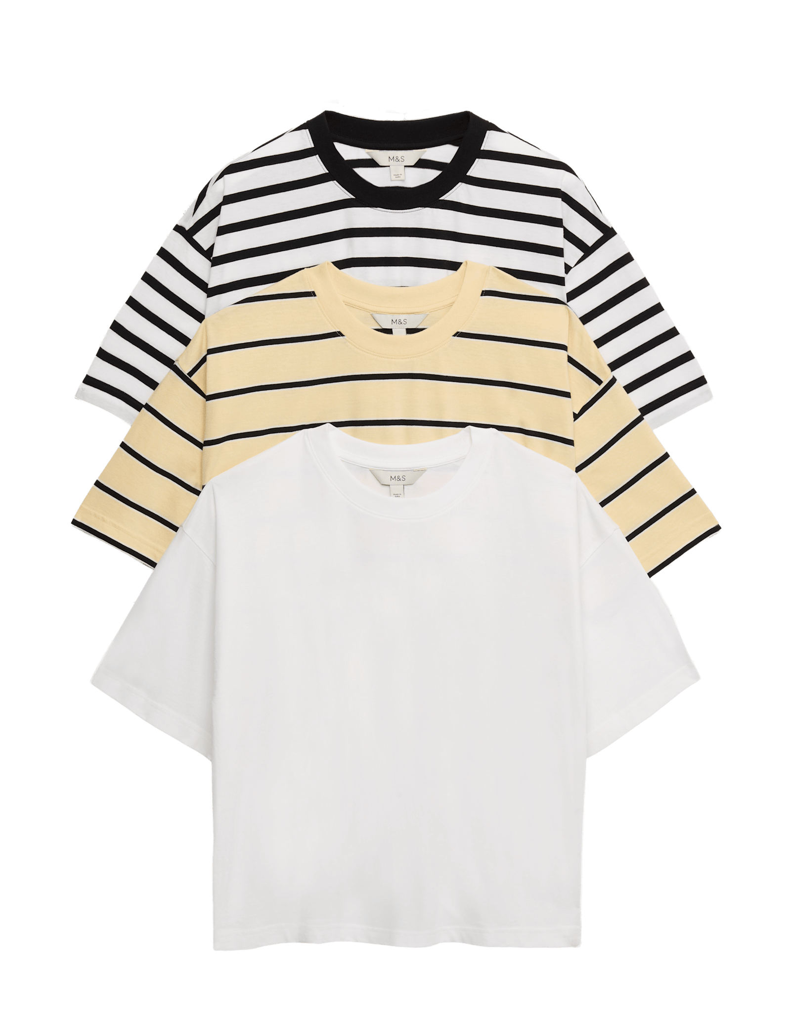 3 Pack Pure Cotton Boxy T-Shirts - image 3