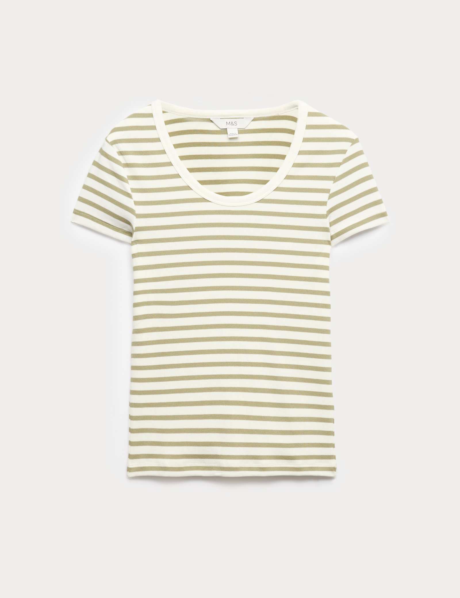 Cotton Rich Scoop Neck Slim Fit T-Shirt - image 2