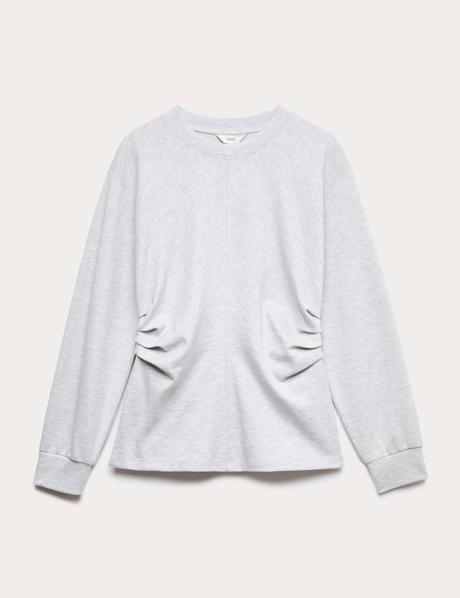 Cotton Blend Waisted Sweatshirt - image 1