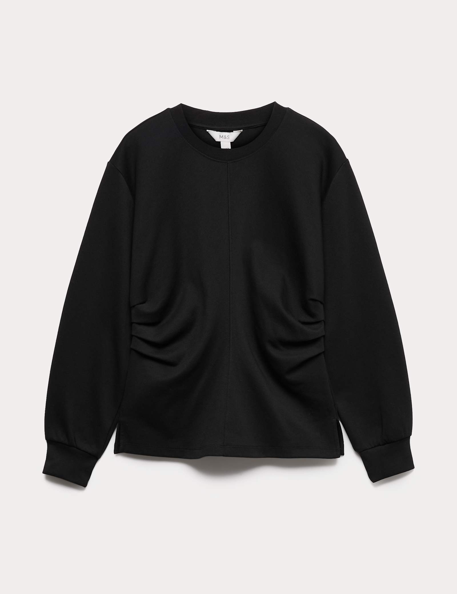 Cotton Blend Waisted Sweatshirt - image 2