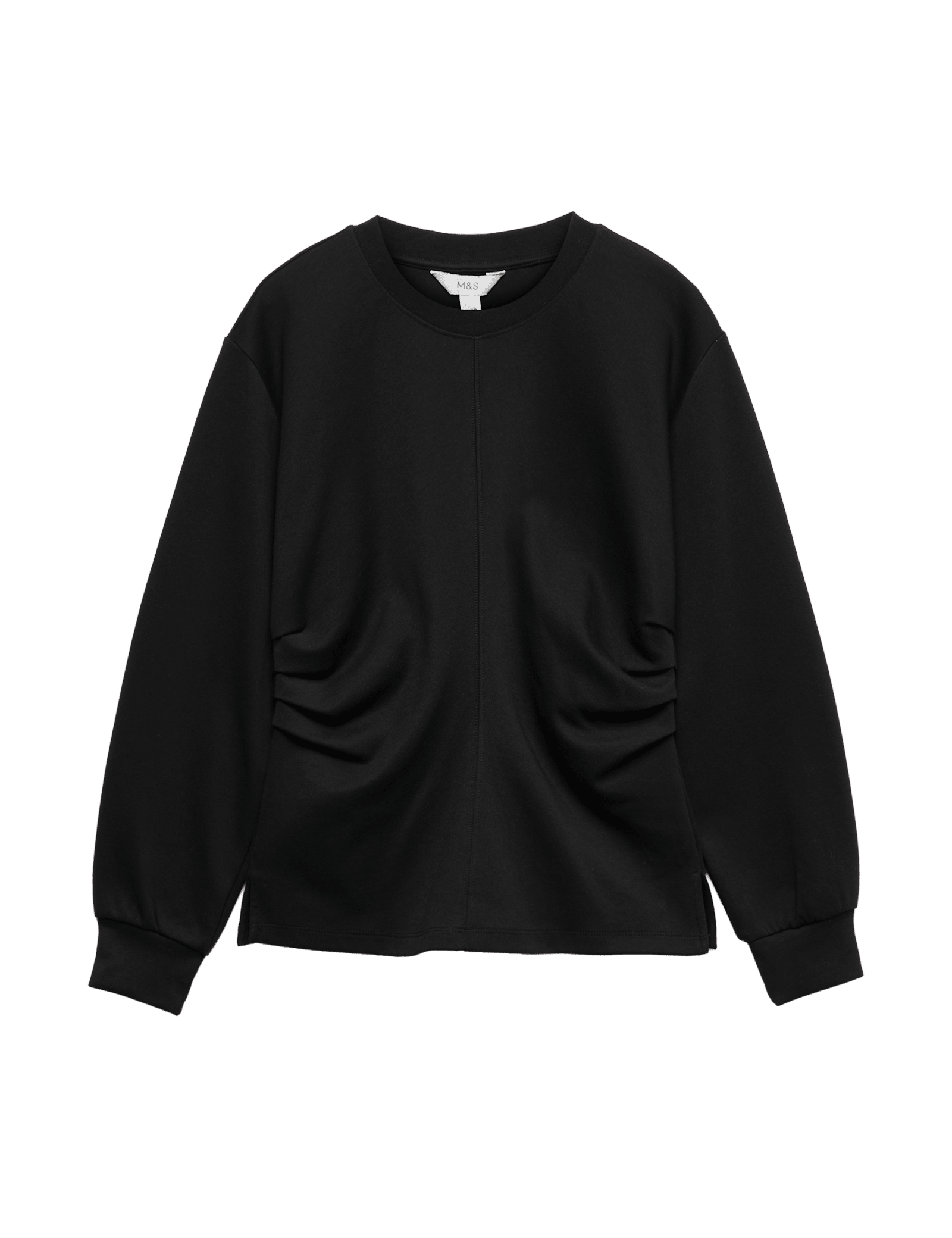 Cotton Blend Waisted Sweatshirt - image 5