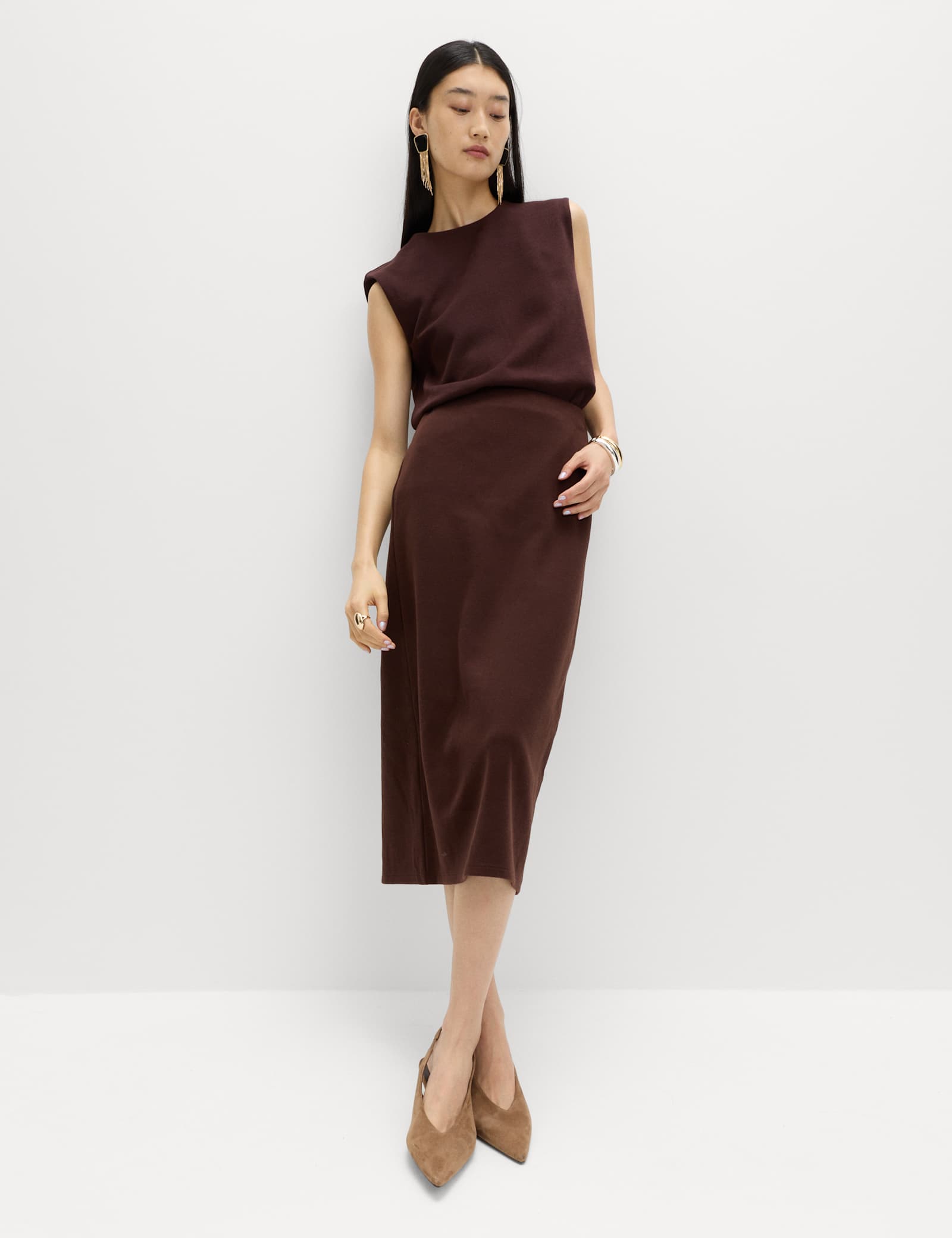 Cosy Cotton Blend Round Neck Top - image 4