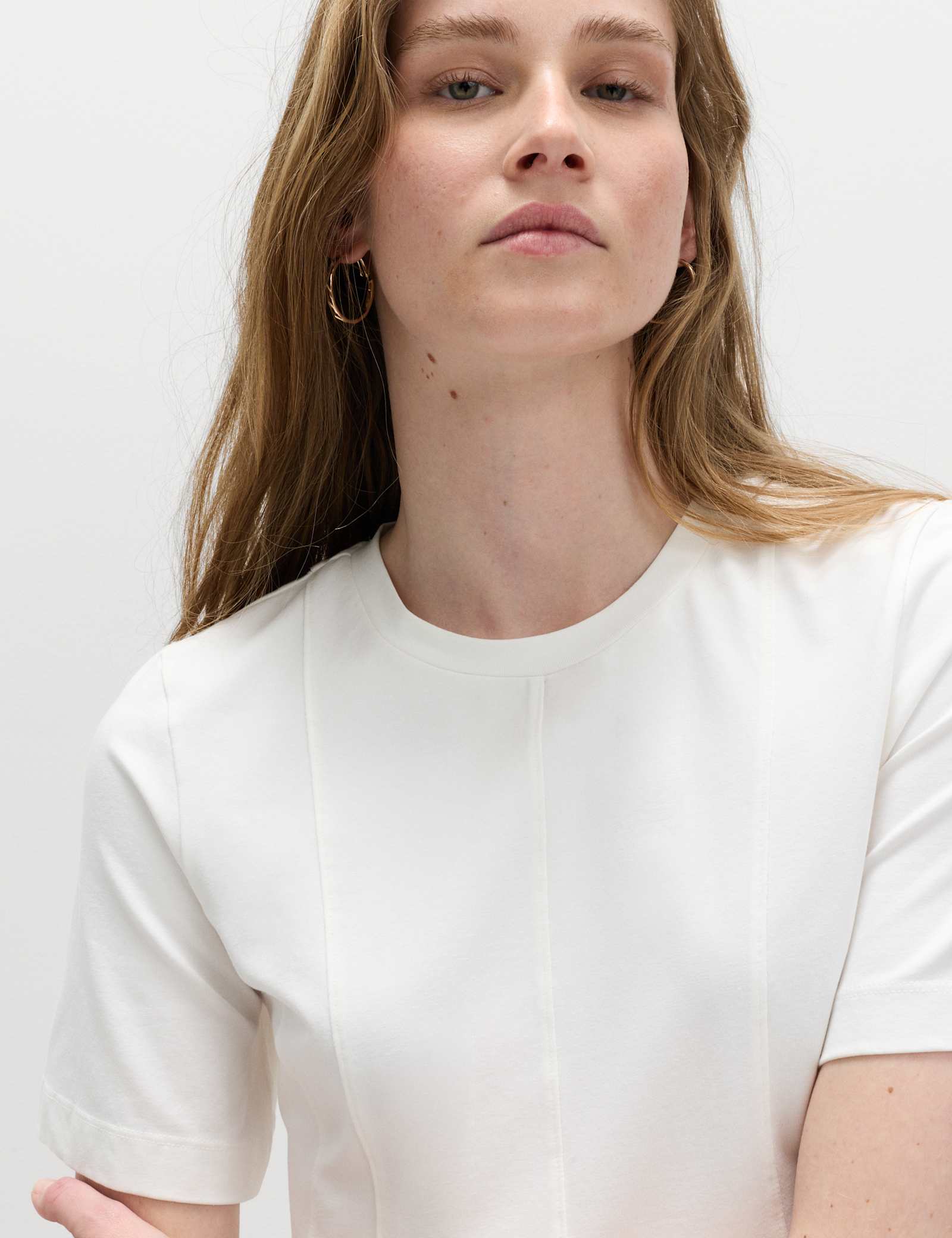 Cotton Rich Crew Neck Top - image 4