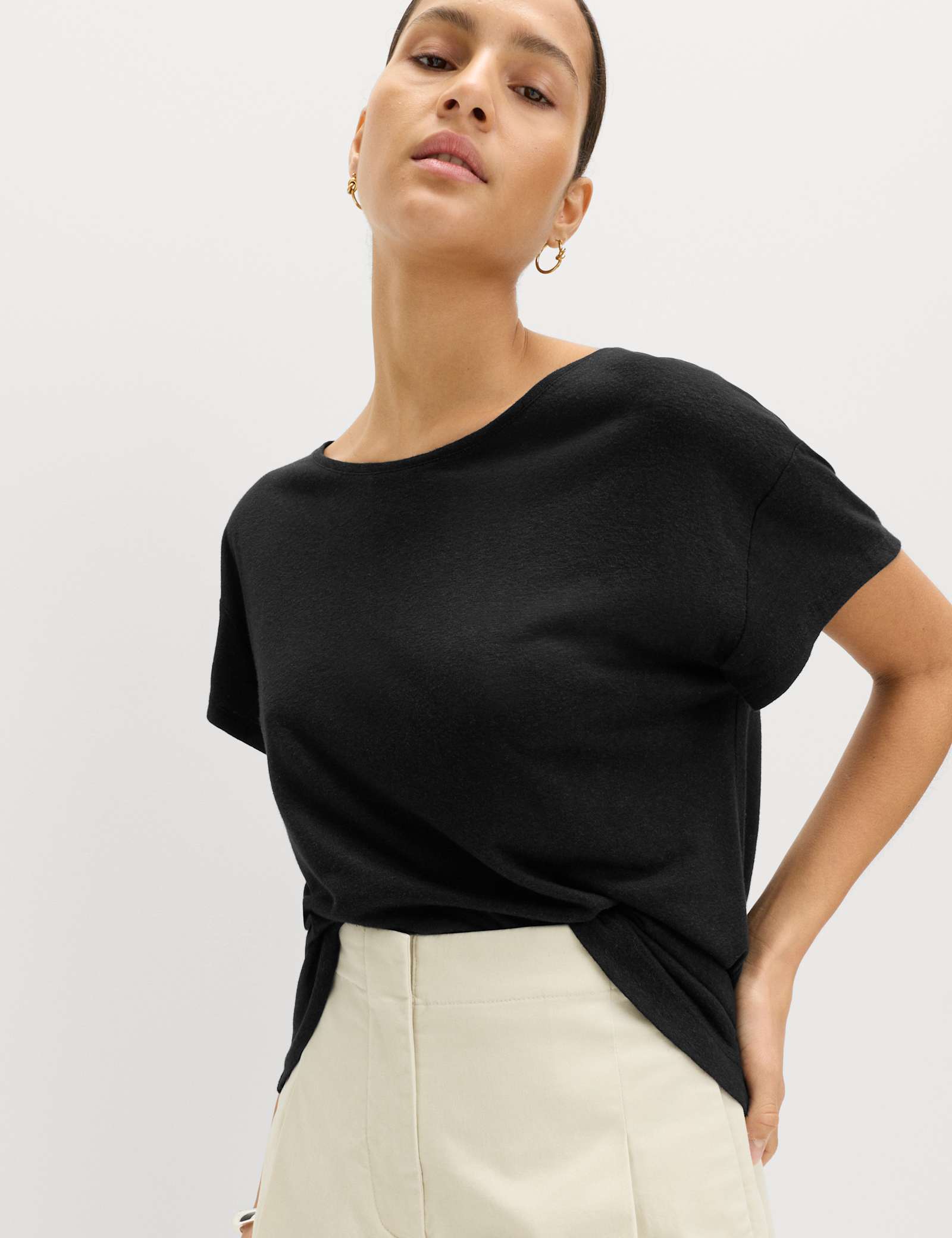 Linen Blend T-Shirt - image 3