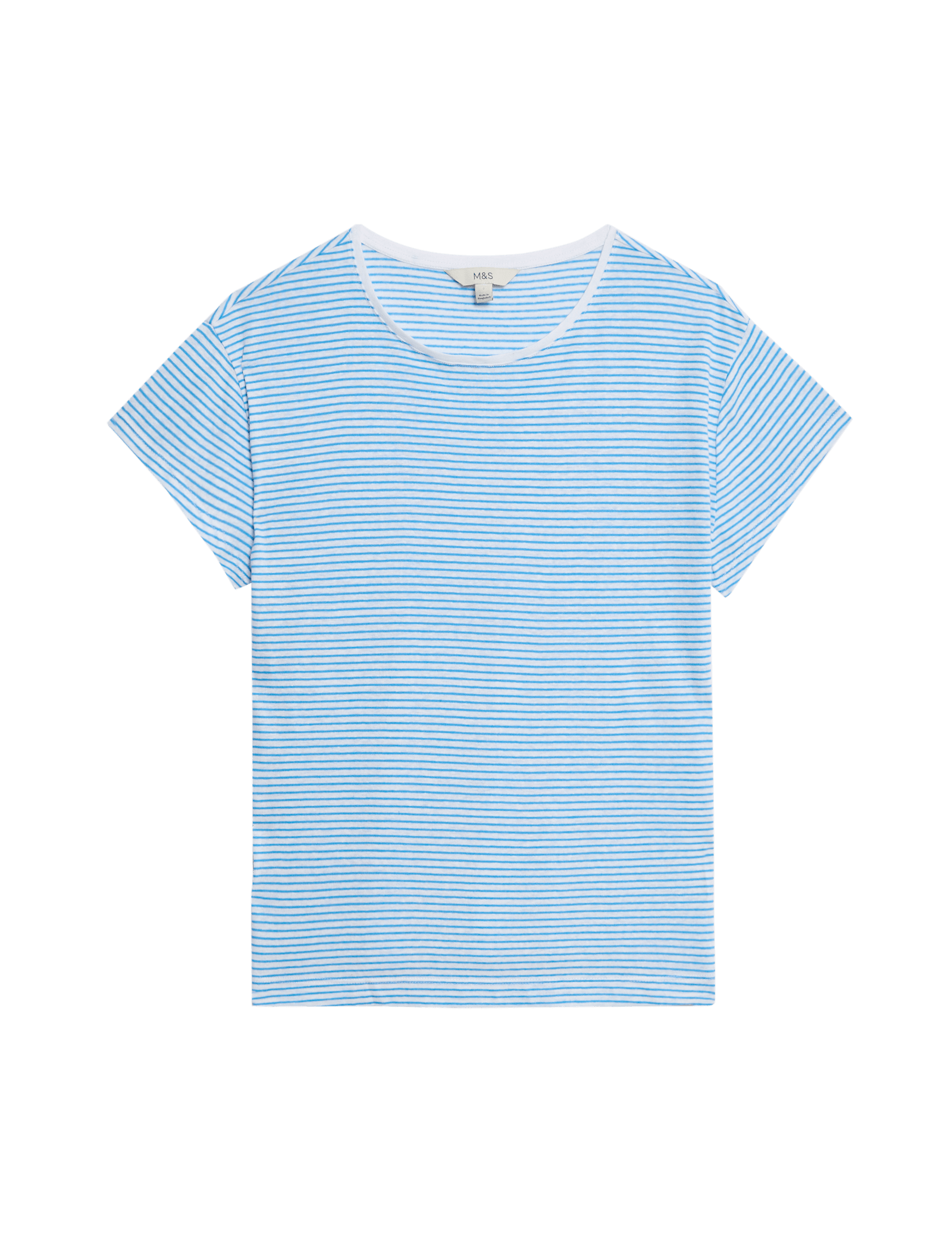 Linen Blend Striped T-Shirt - image 3