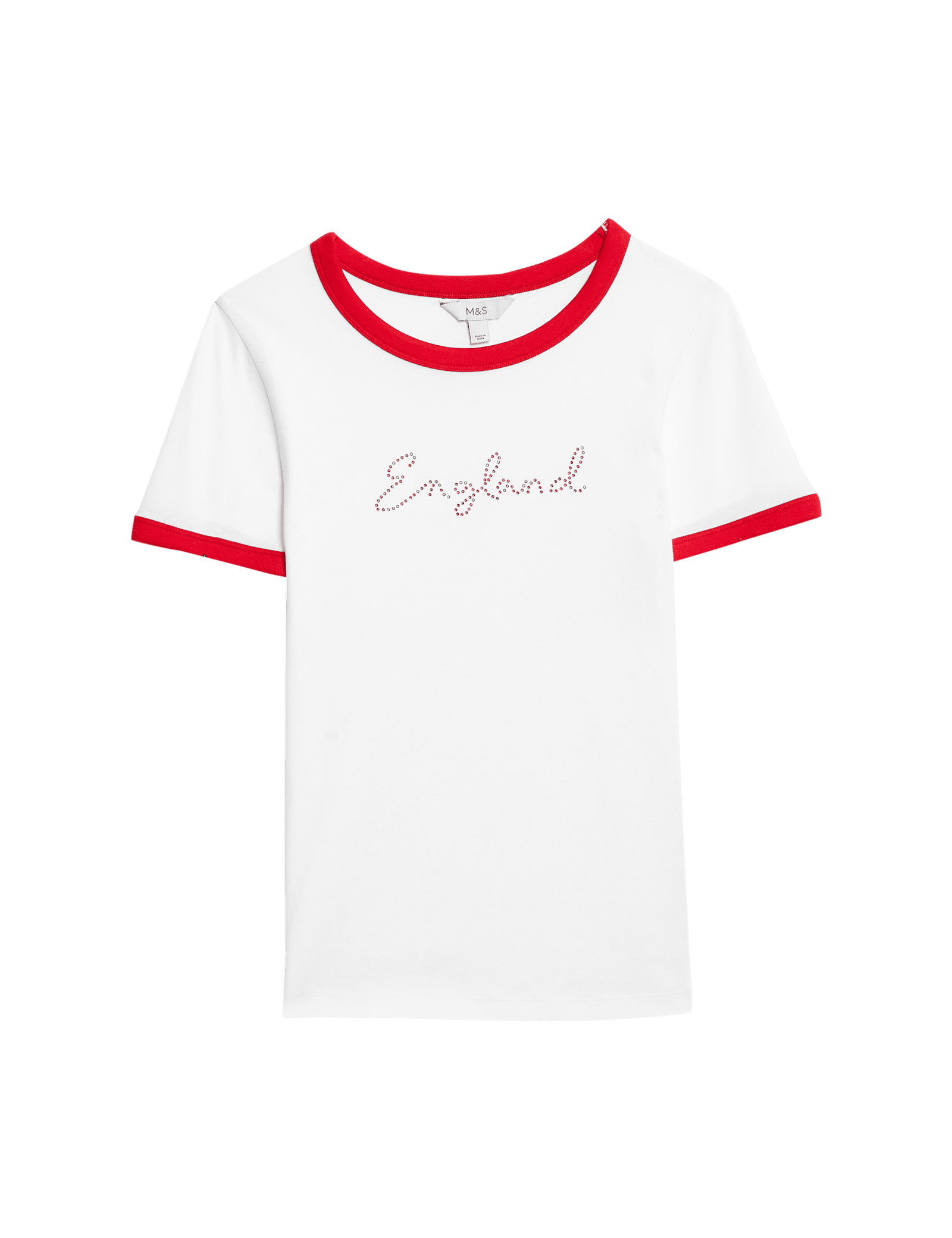 Pure Cotton England Slim Fit Ringer Tee - image 5