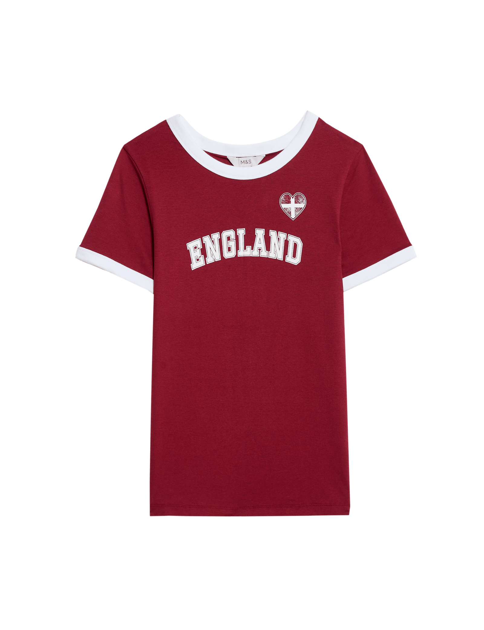 Pure Cotton England Slim Fit Ringer Tee - image 4