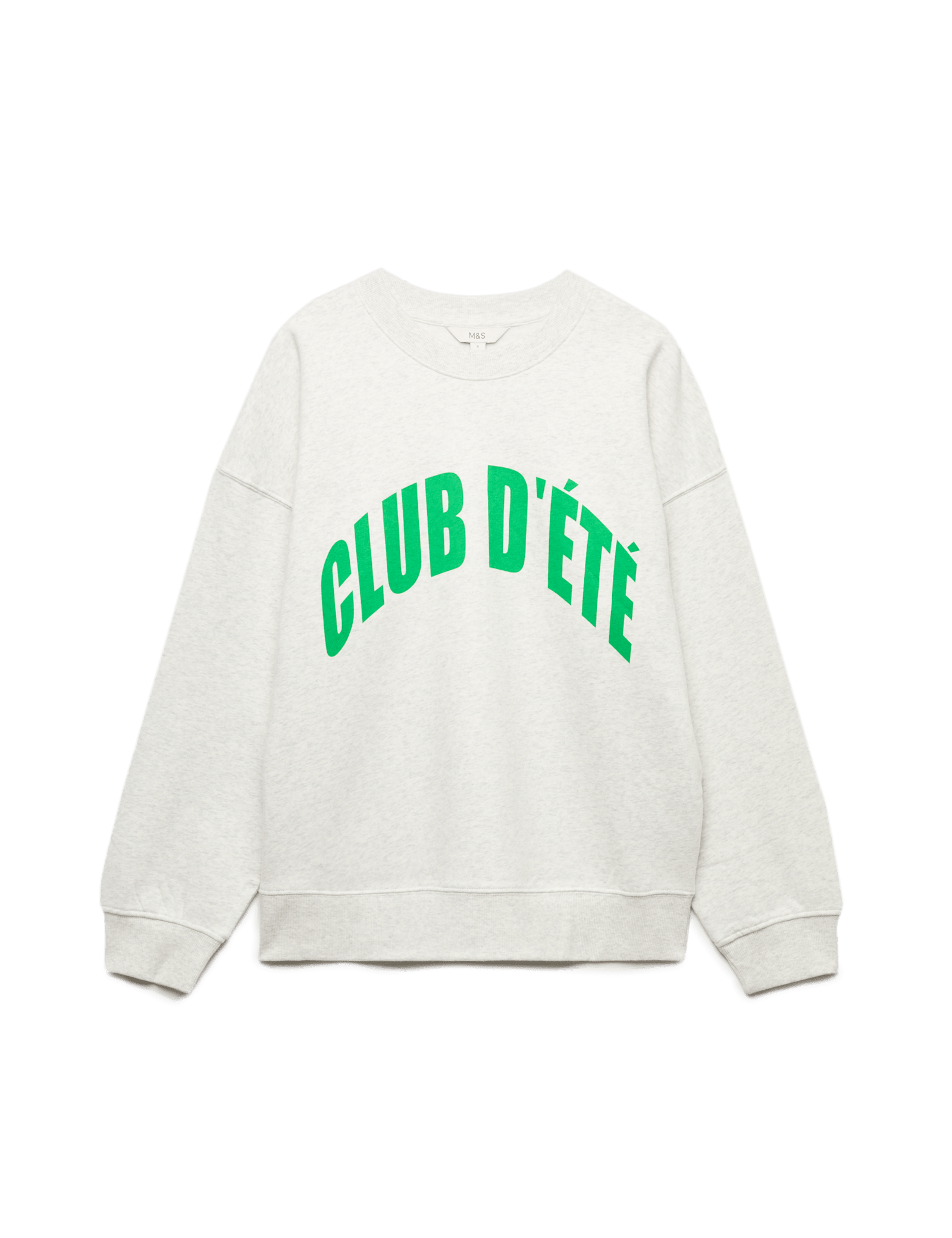 Cotton Rich Slogan Sweatshirt - image 3