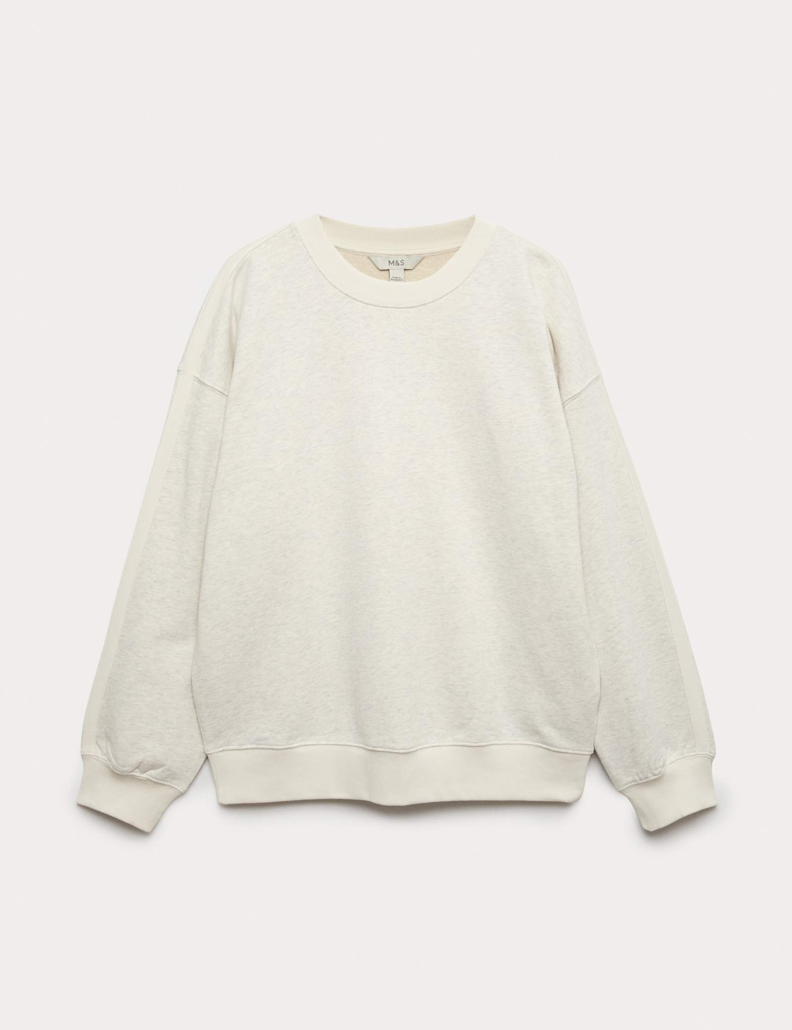 Pure Cotton Slogan Side Striped Sweatshirt - image 2