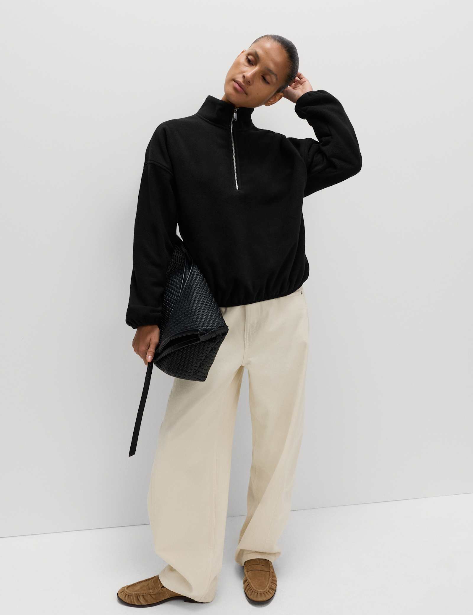 Fleece Half Zip Sweatshirt - image 5