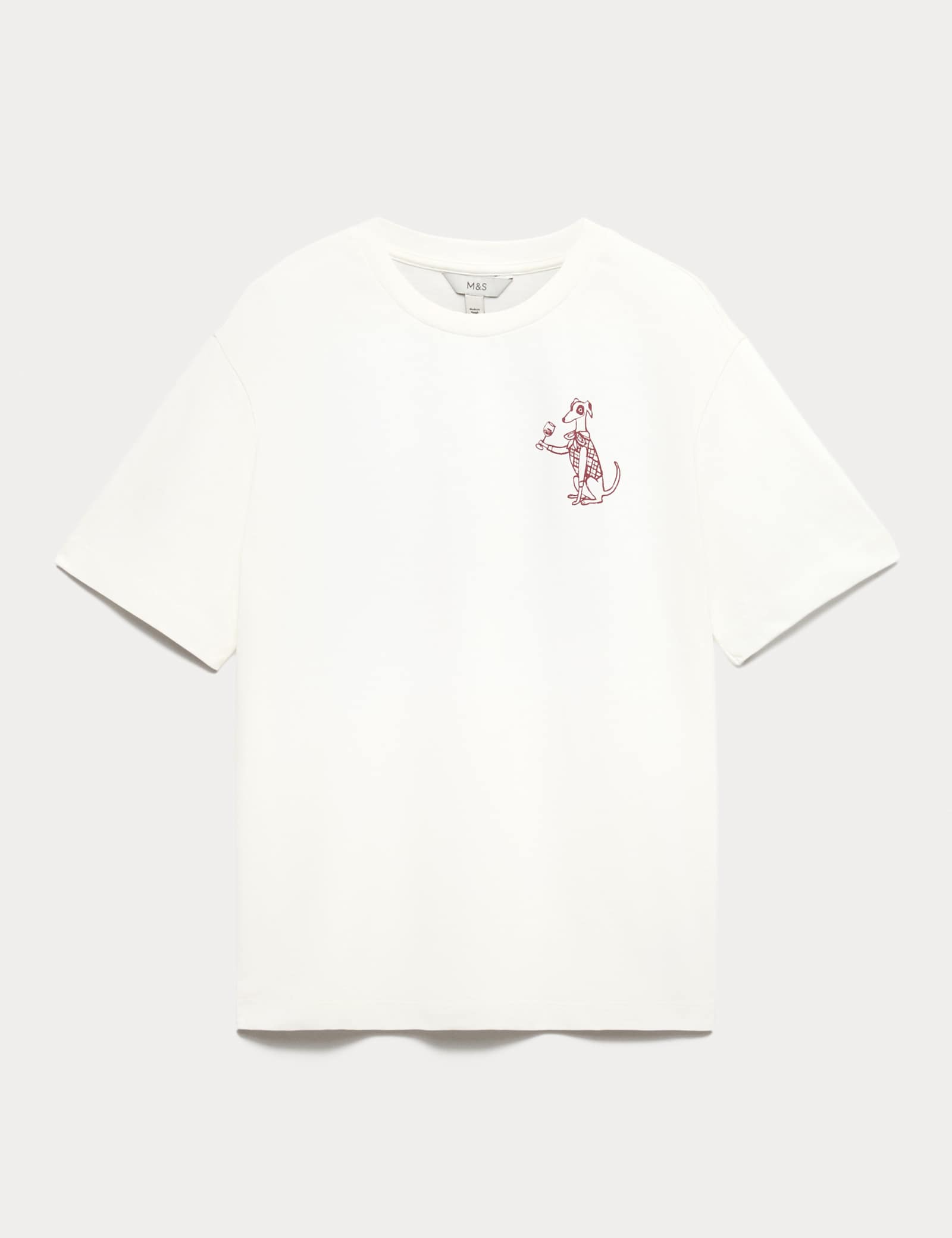 Pure Cotton Floral Oversized Graphic T-Shirt - image 1