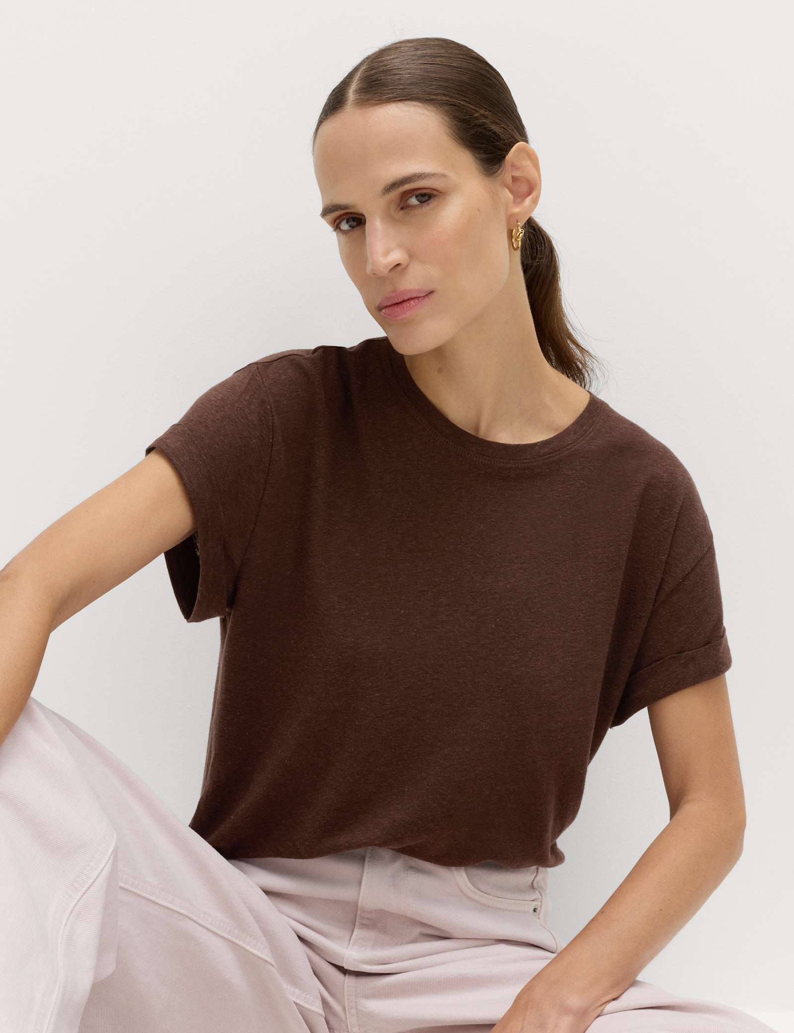 Linen Blend T-Shirt - image 5