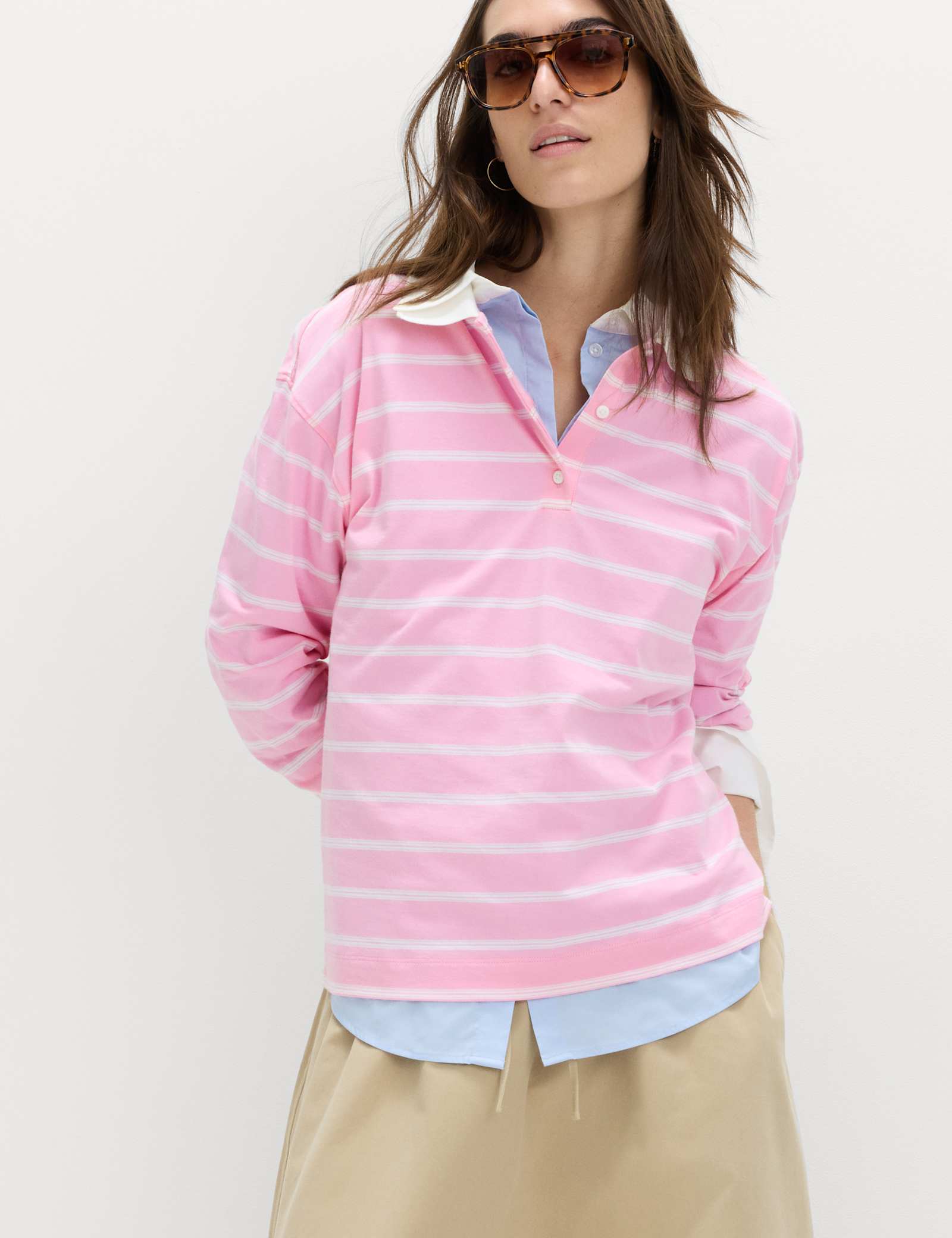 Pure Cotton Striped Rugby Top - image 3