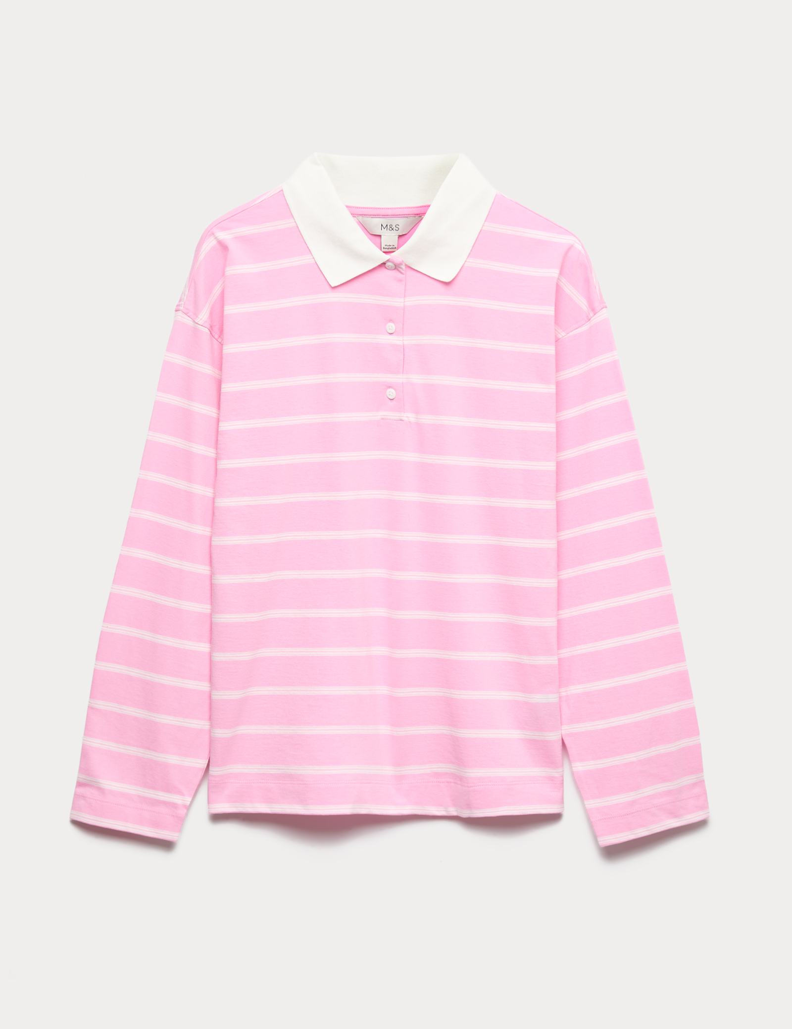 Pure Cotton Striped Rugby Top - image 1