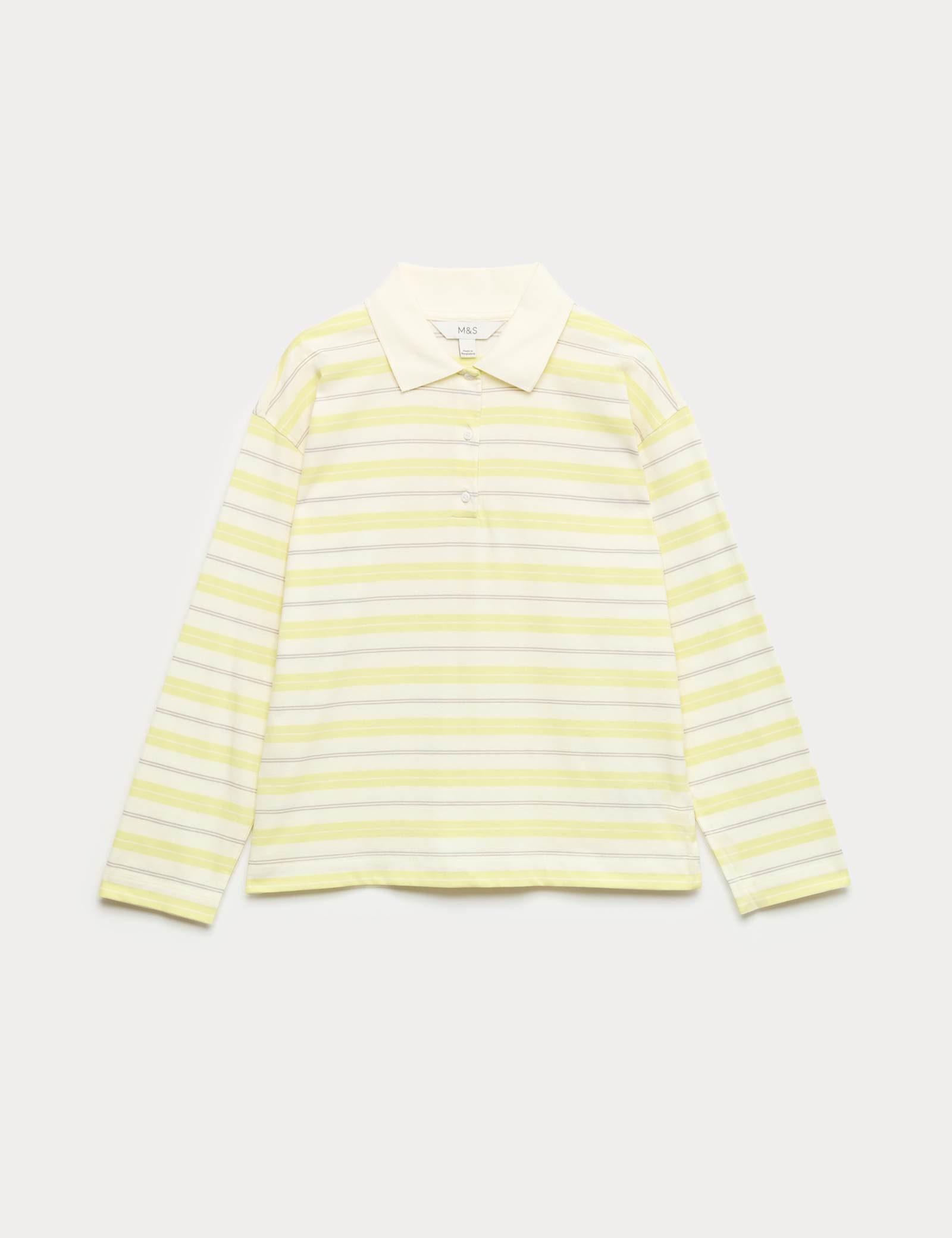 Pure Cotton Striped Rugby Top - image 2