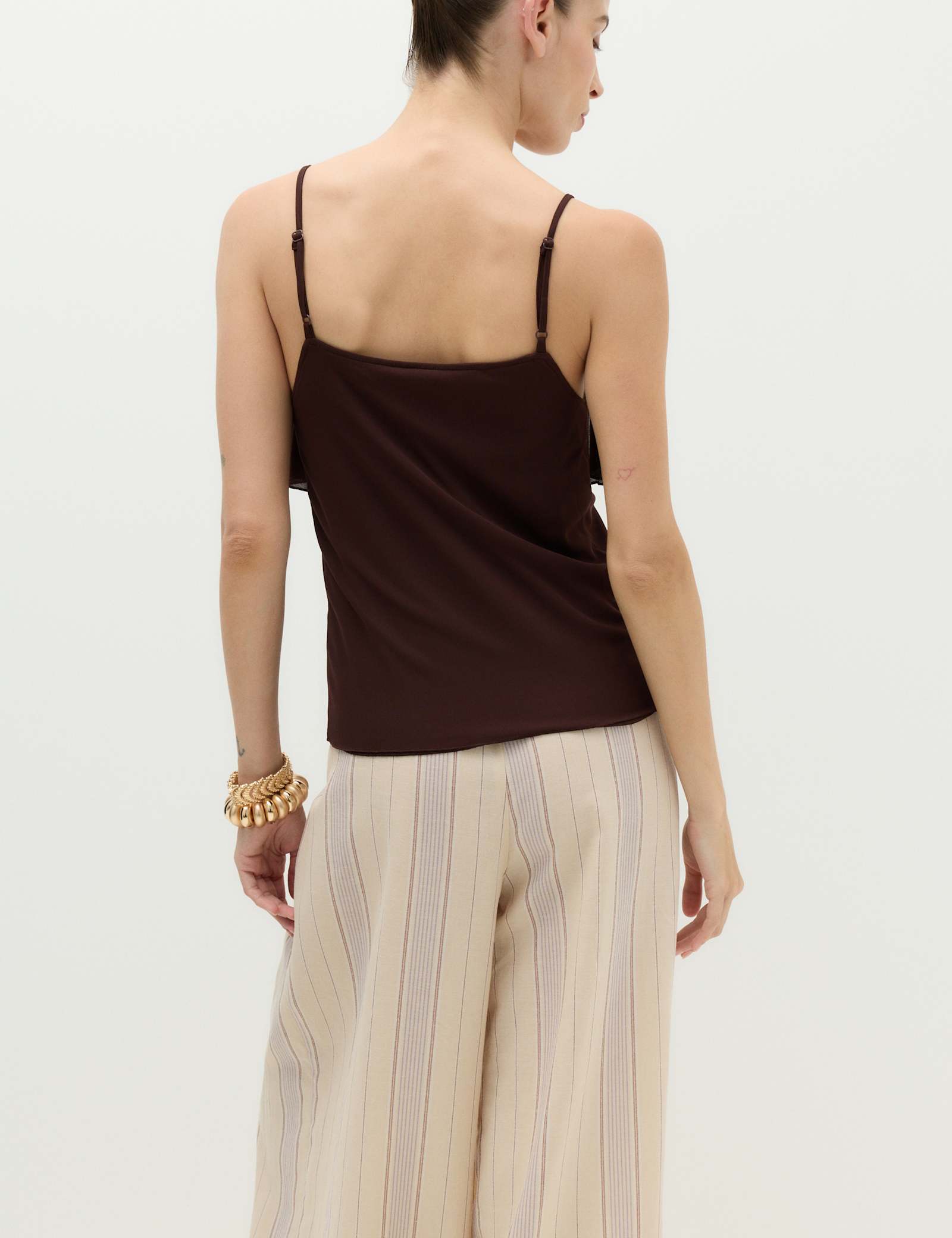 Ruffle Floaty Cami Top - image 5