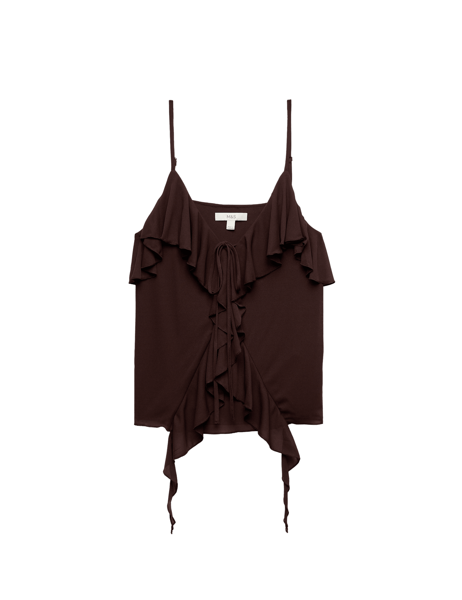 Ruffle Floaty Cami Top - image 3