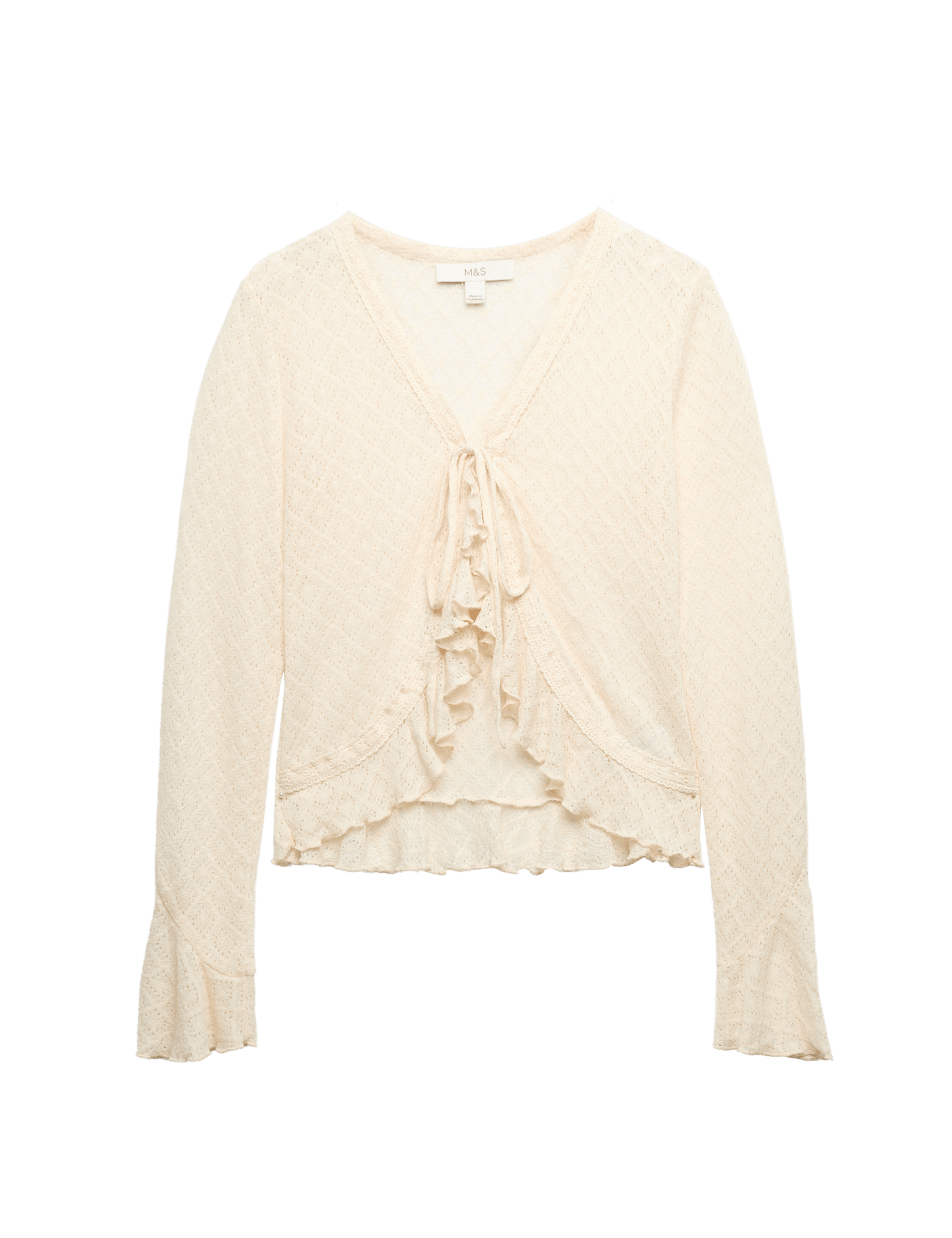 Crochet Tie Fastening Cardigan - image 3