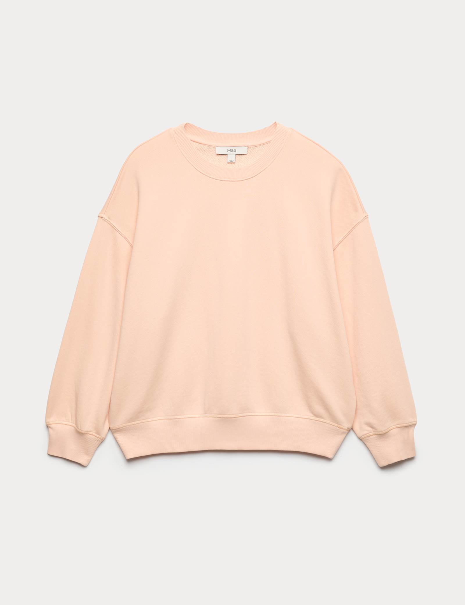 Cotton Rich Garment Dye Sweatshirt - image 1