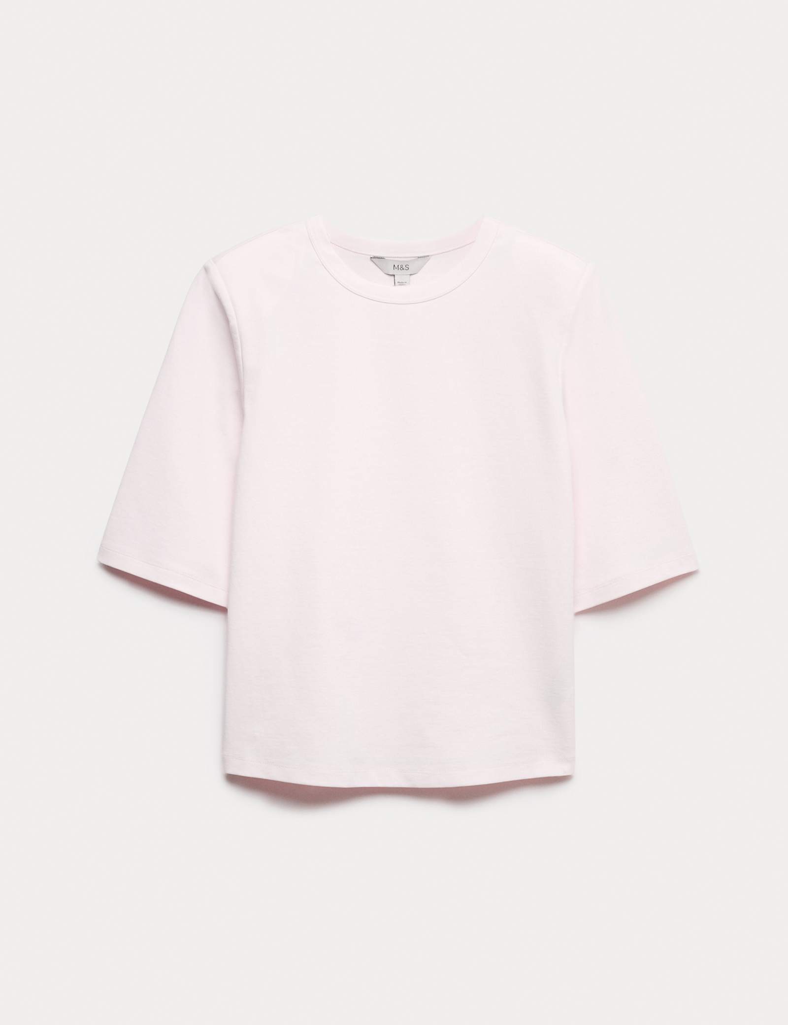 Cotton Rich Padded Shoulder T-Shirt - image 3
