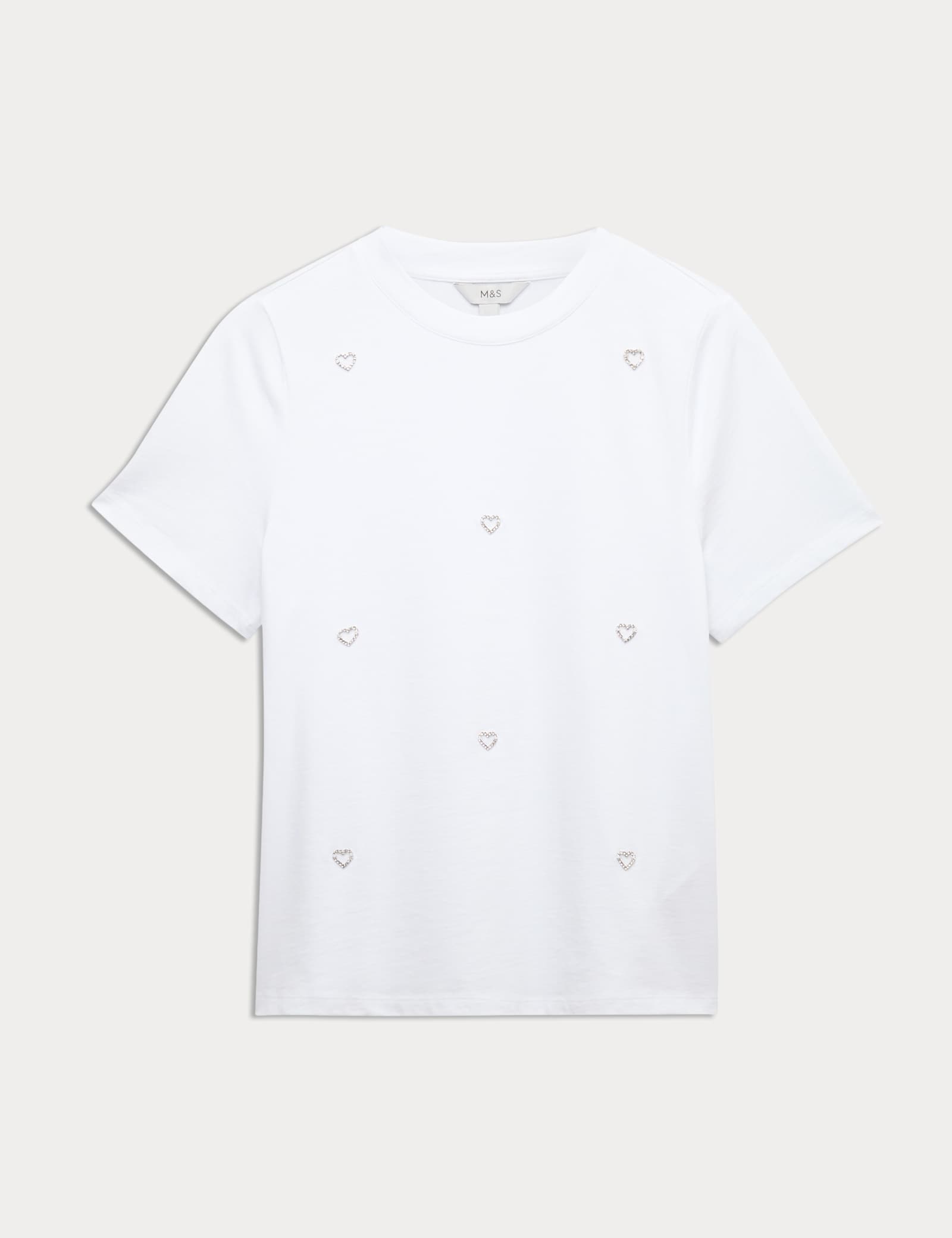 Pure Cotton Embellished T-Shirt - image 2