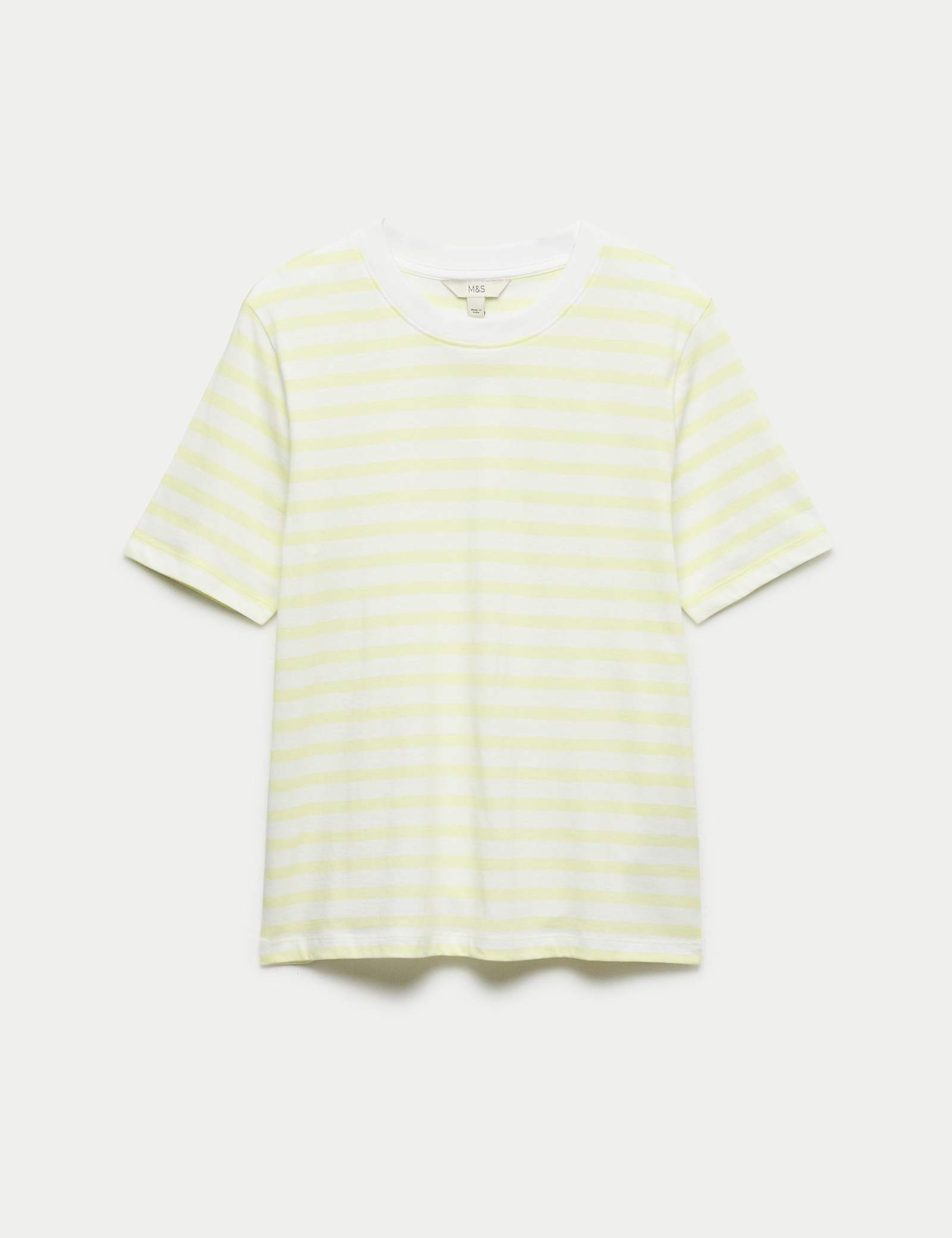 Pure Cotton Striped Everyday Fit T-Shirt - image 2
