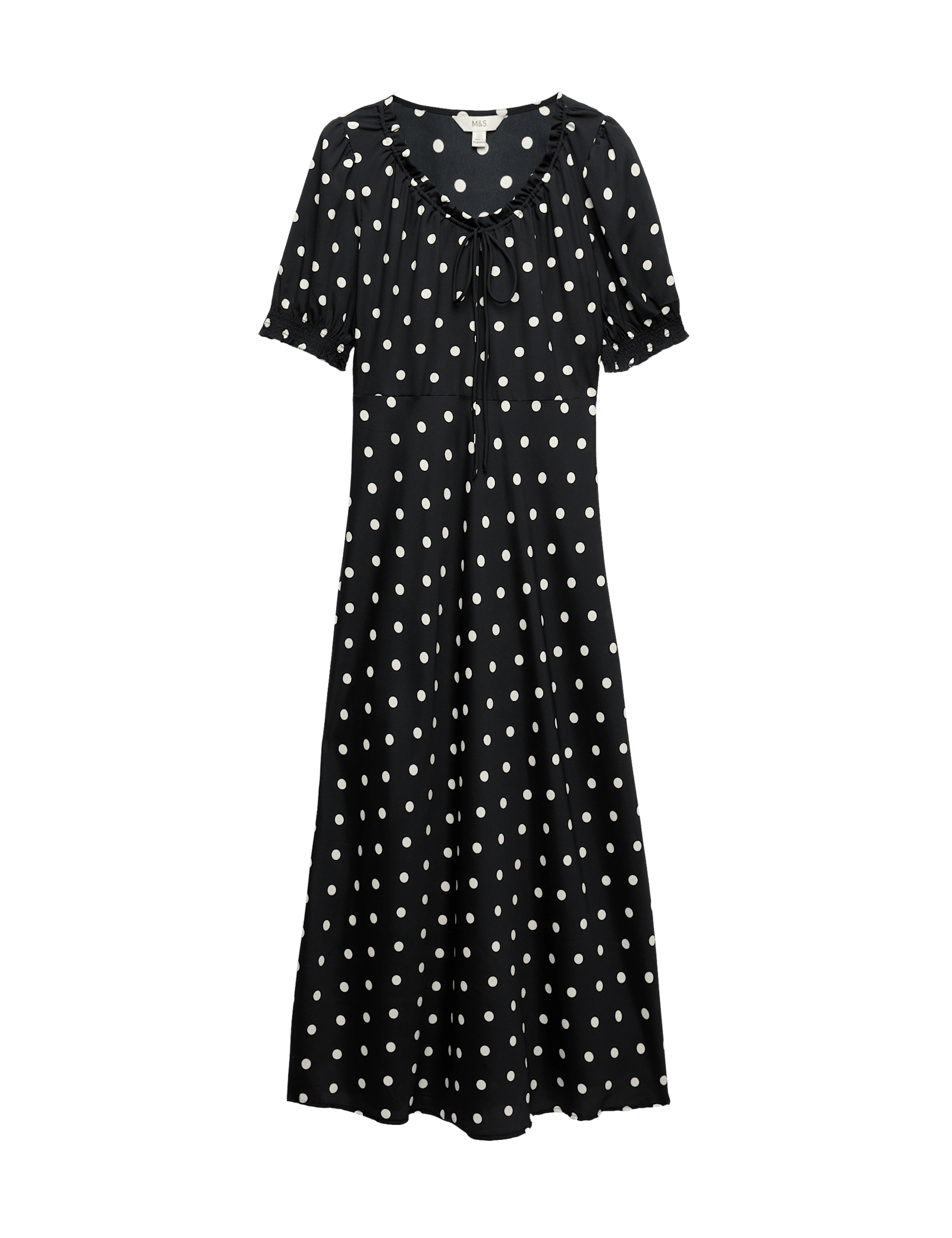 Ruched Midi Tea Dress - image 4