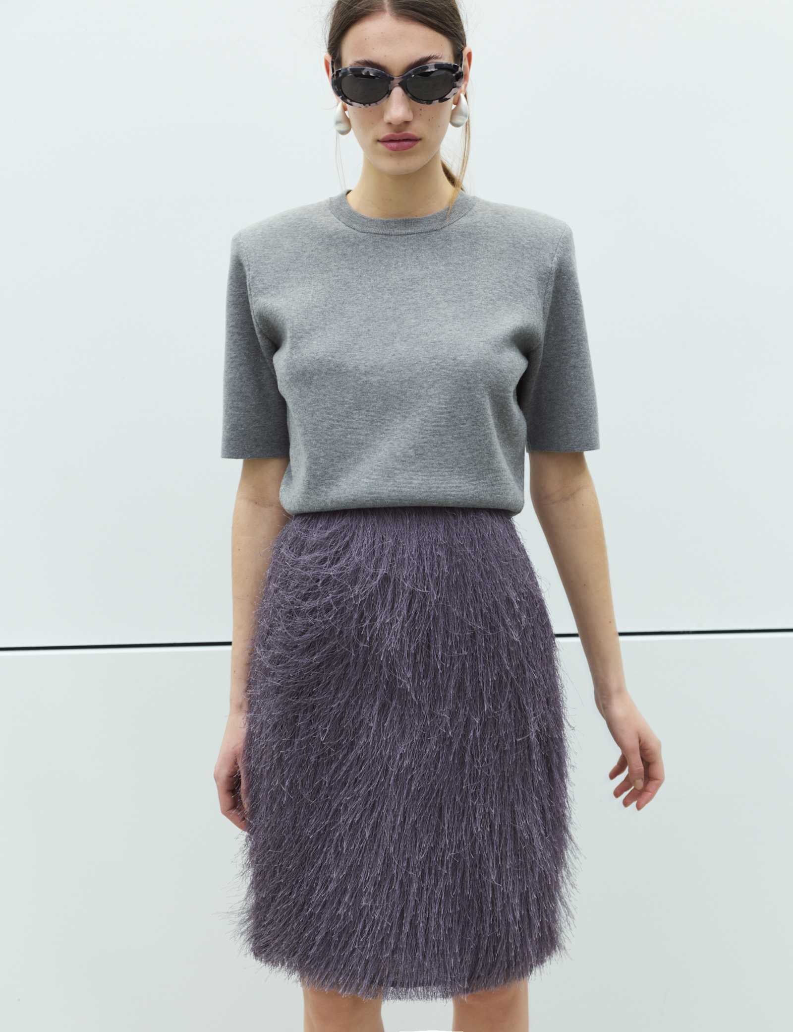 Tassel Midi Pencil Skirt - image 2