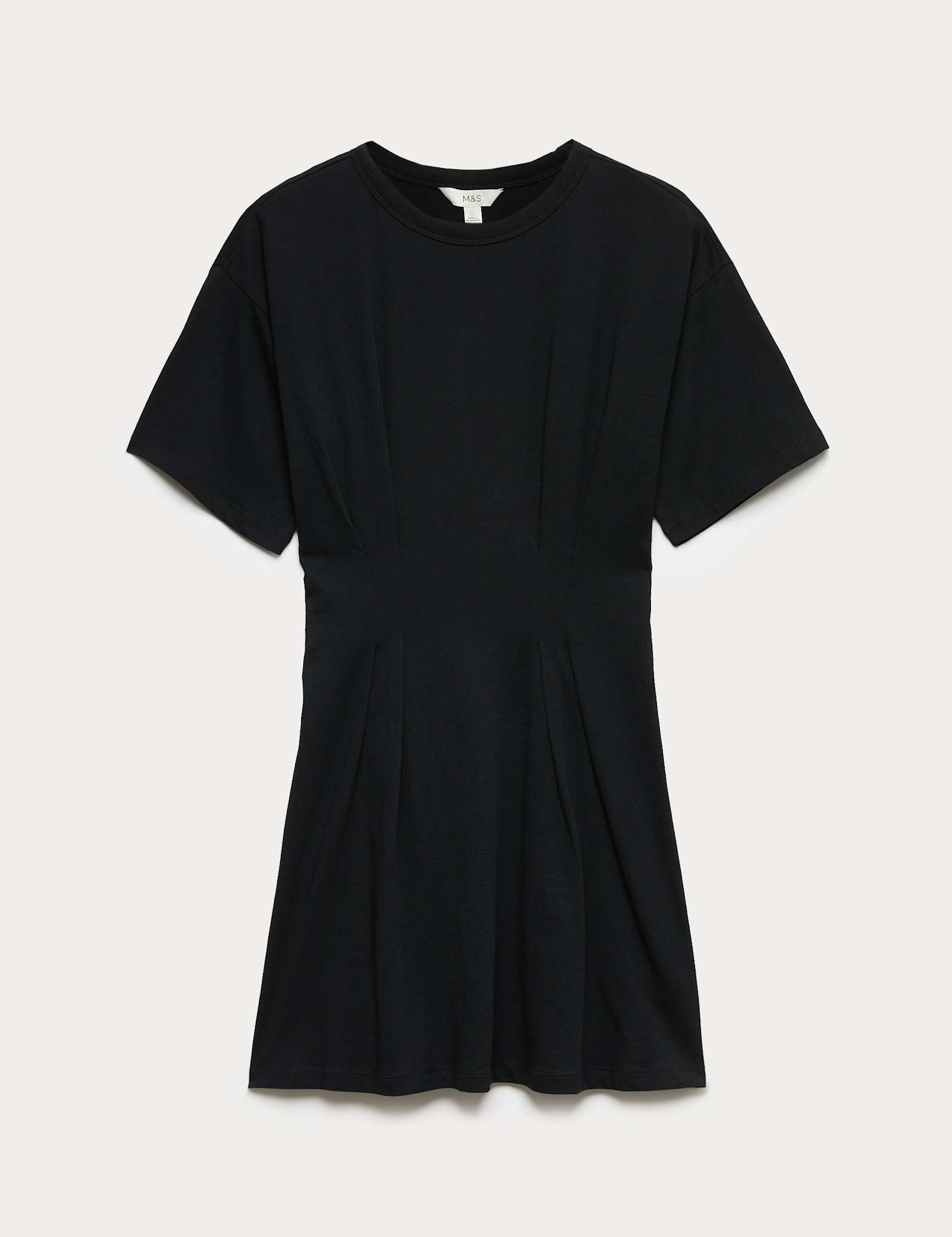 Pure Cotton Waisted Mini T-Shirt Dress - image 1