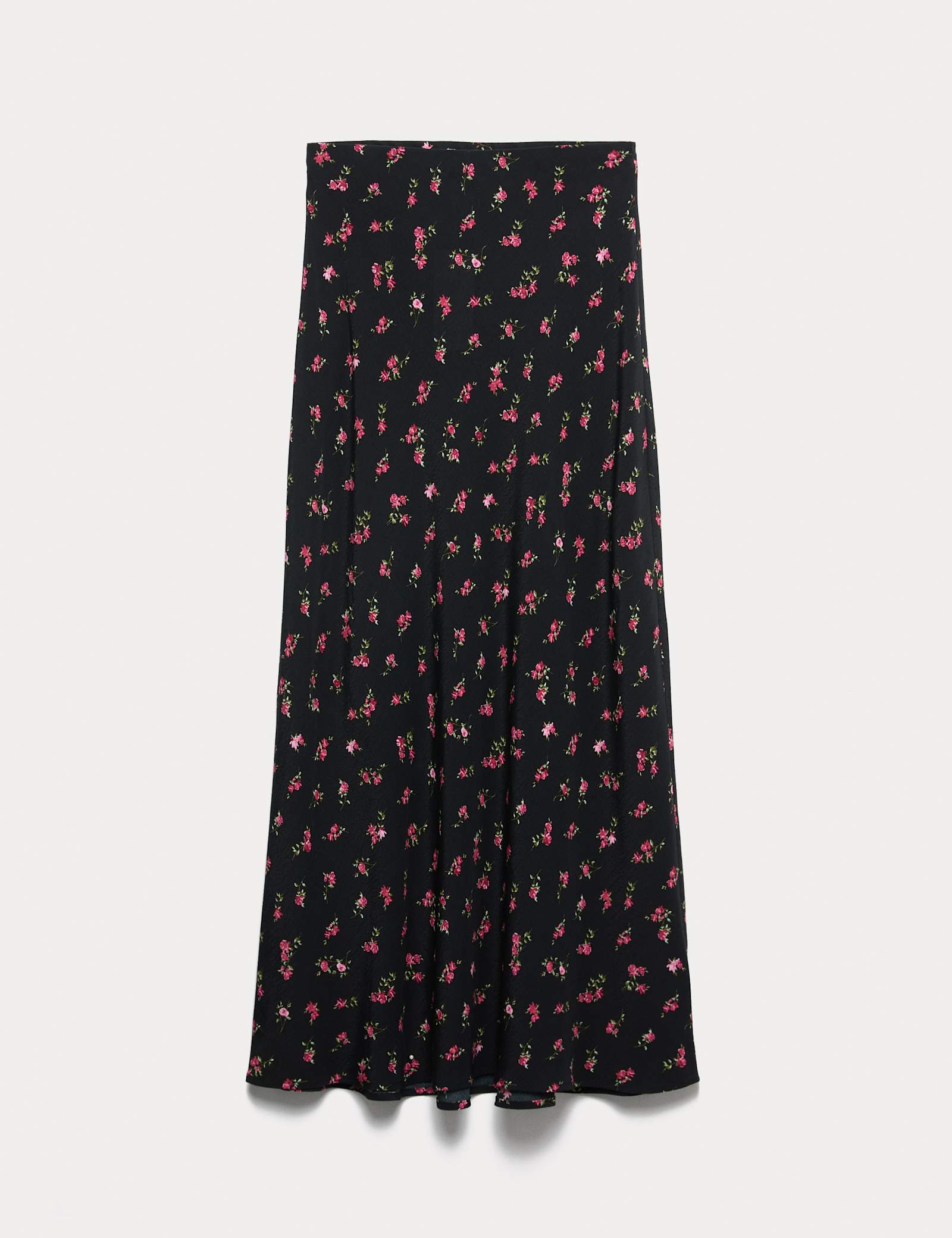 Floral Midaxi A-Line Skirt - image 1