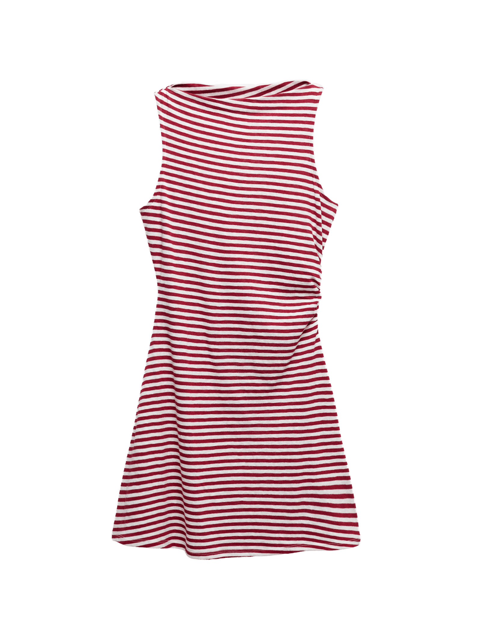 Cotton Rich Striped Mini Column Dress - image 3