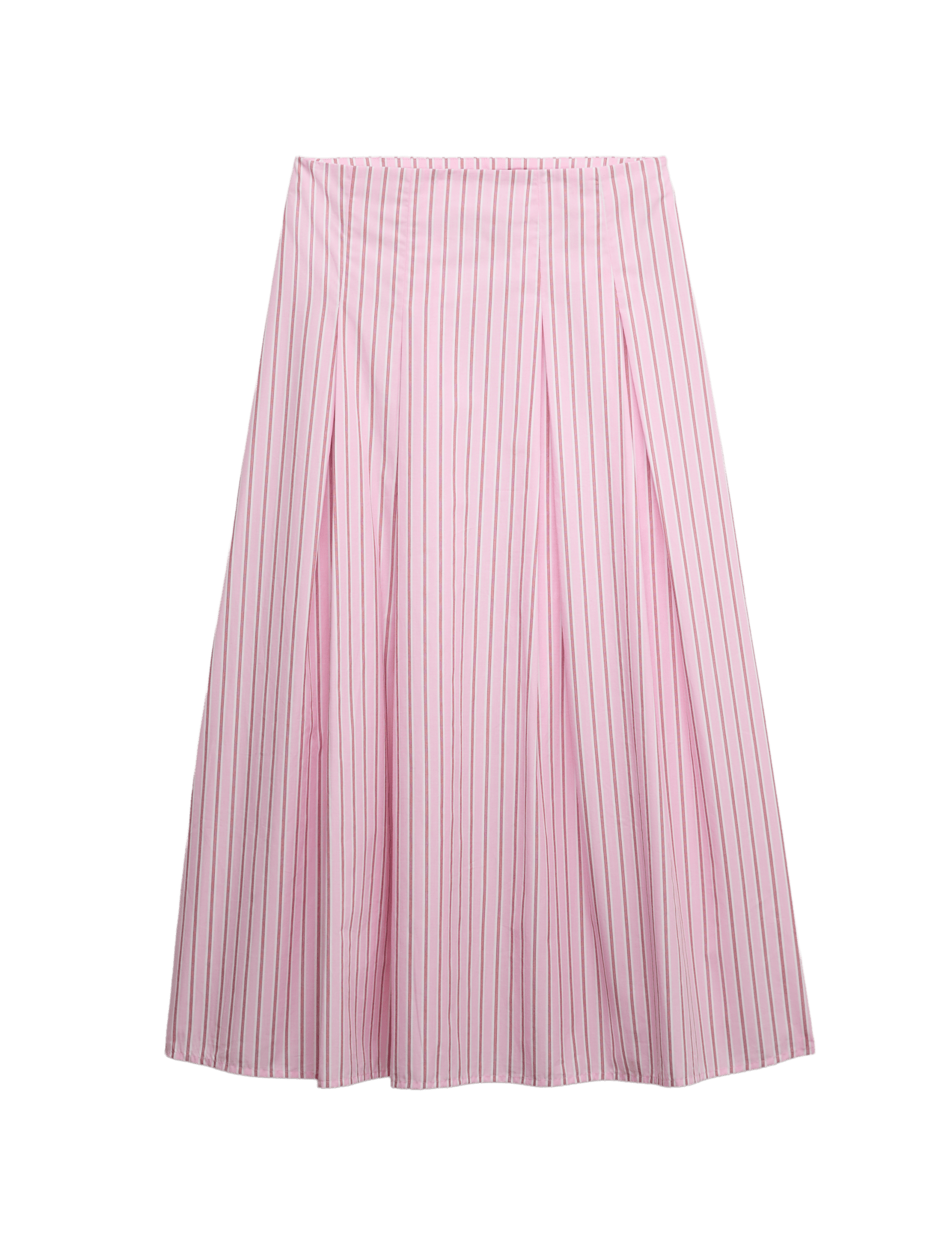 Pure Cotton Striped Midi Circle Skirt - image 3