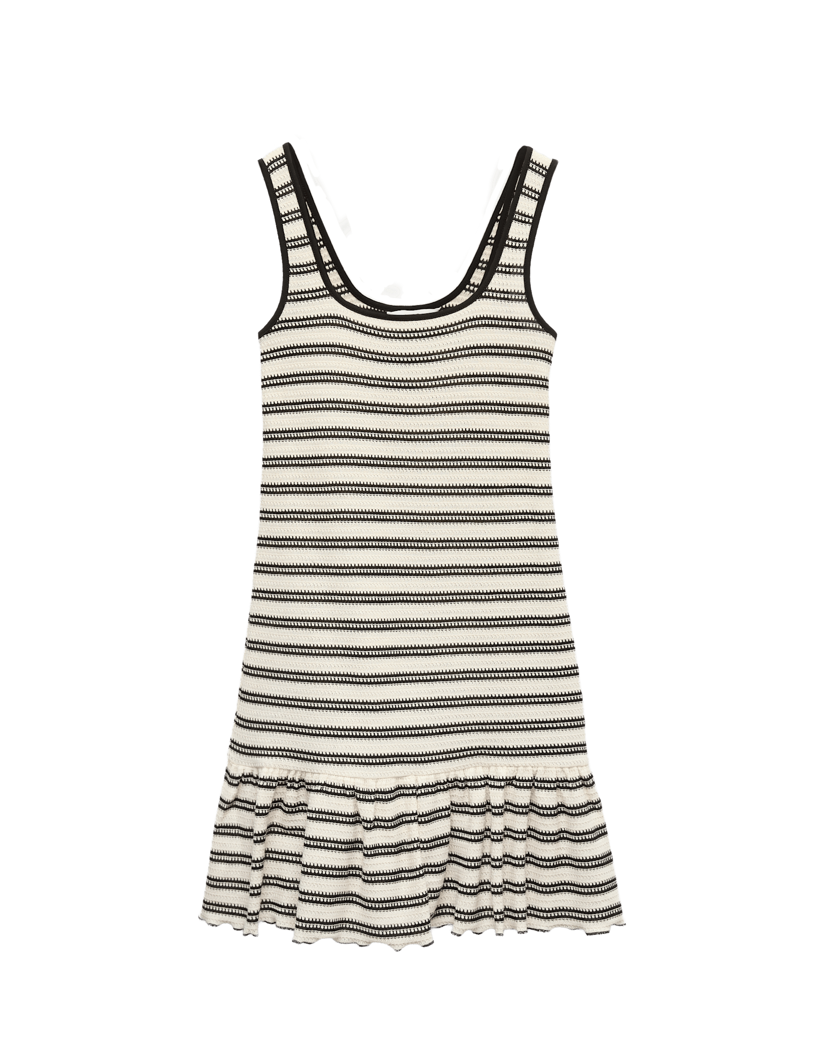 Cotton Rich Striped Mini Relaxed Smock Dress - image 3