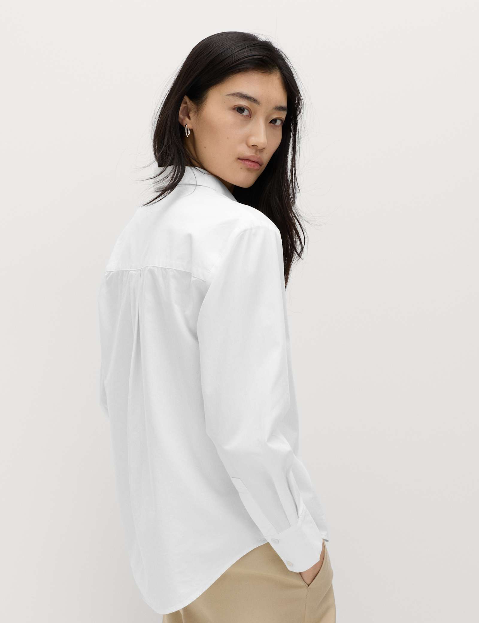 Pure Cotton Collared Button Through Shirt - image 5