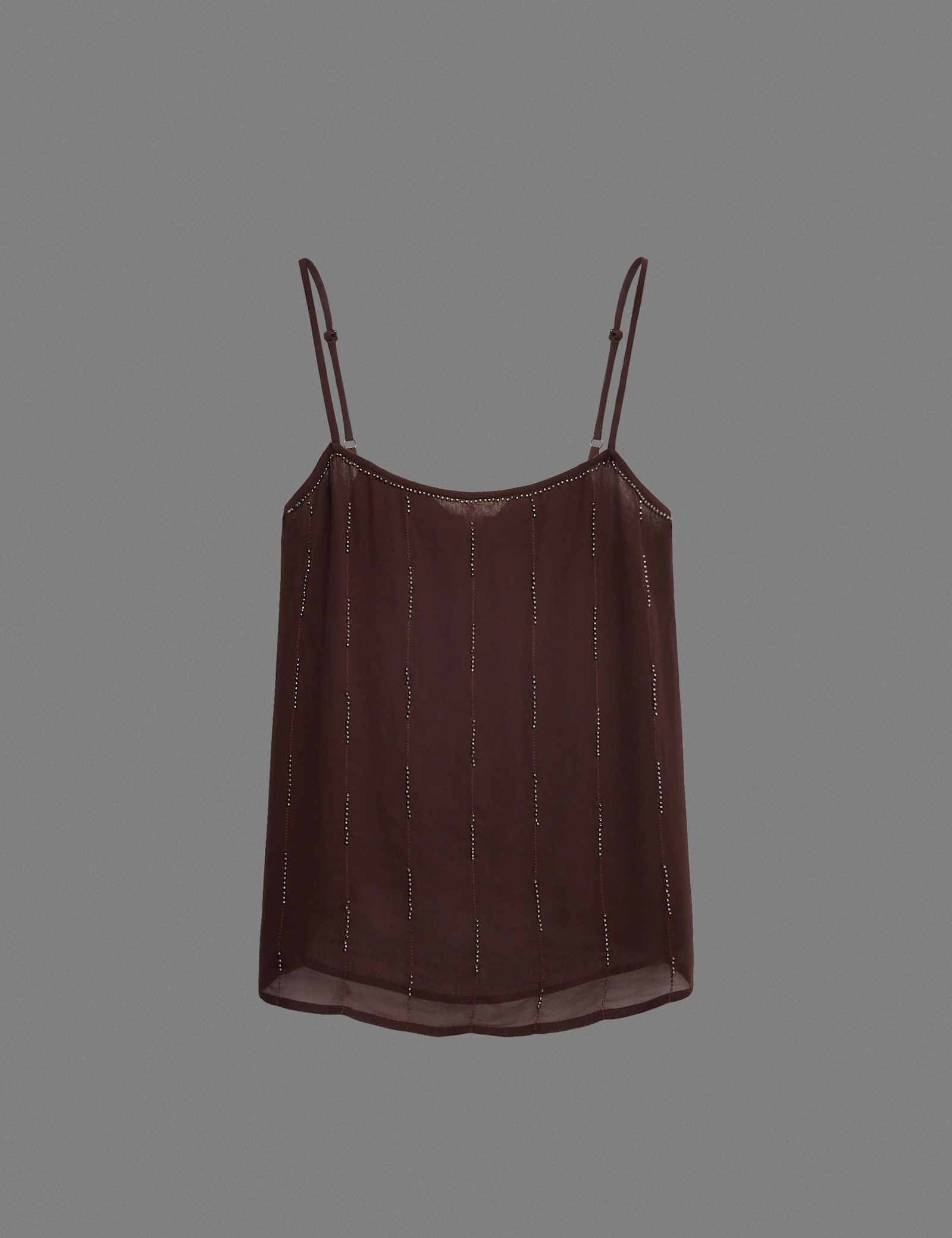 Beaded Embroidered Cami Top - image 3