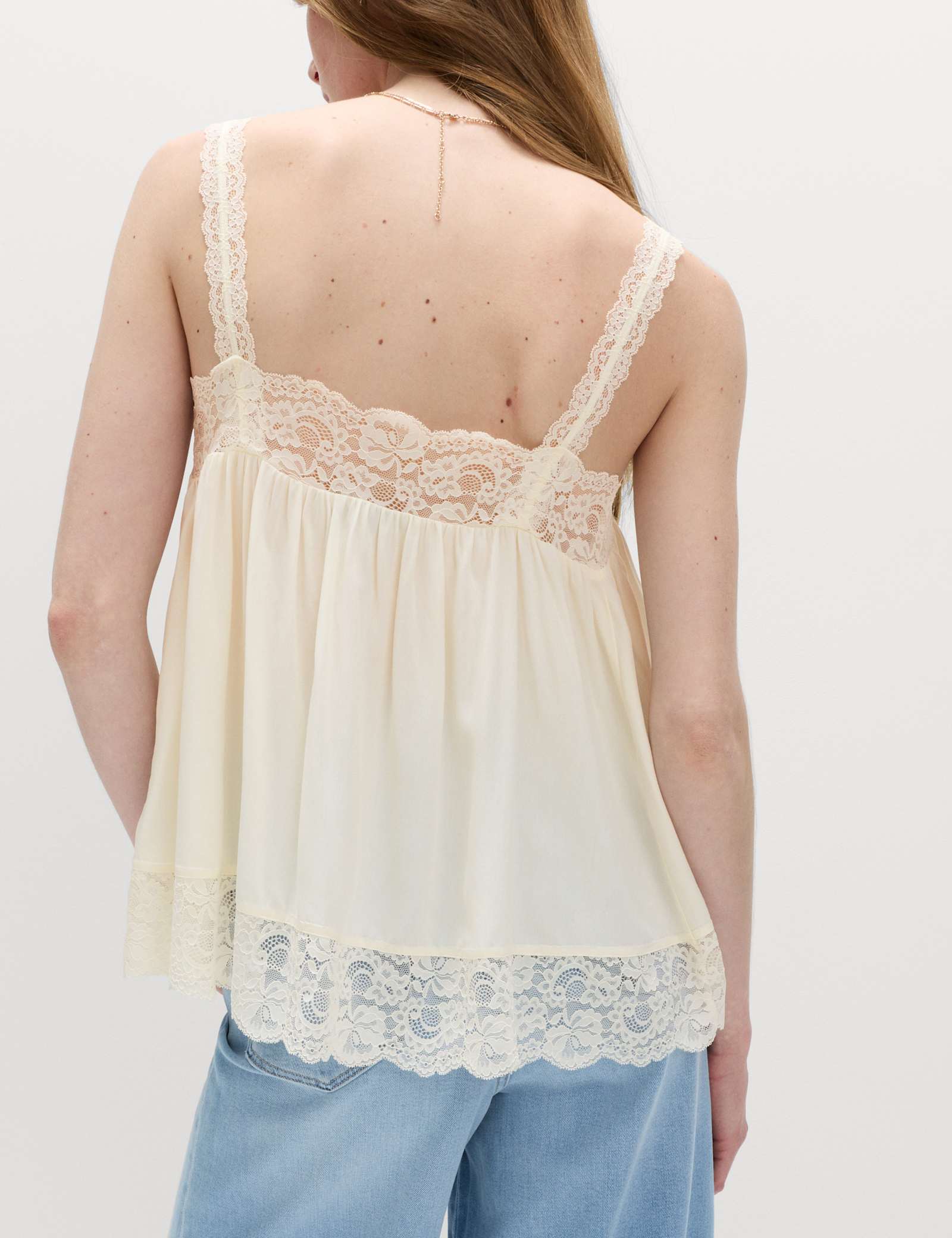 Lace Detail Cami Top - image 5
